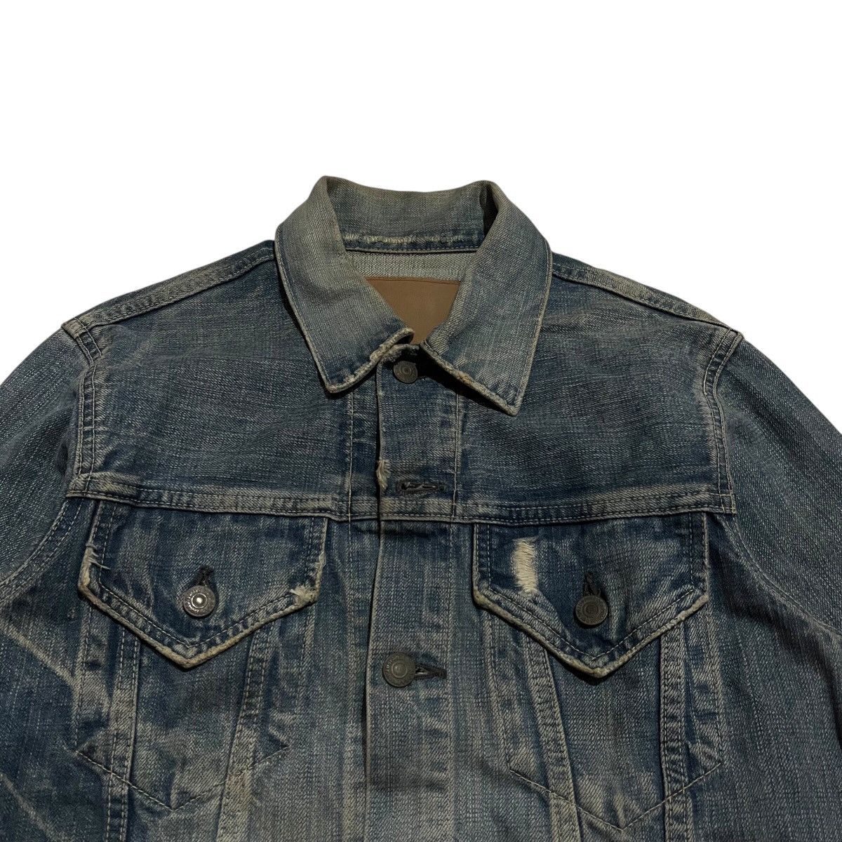 OMNIGOD Vintage Trucker Denim Jacket Omnigod Size US M / EU 48-50 / 2 - 2 Thumbnail