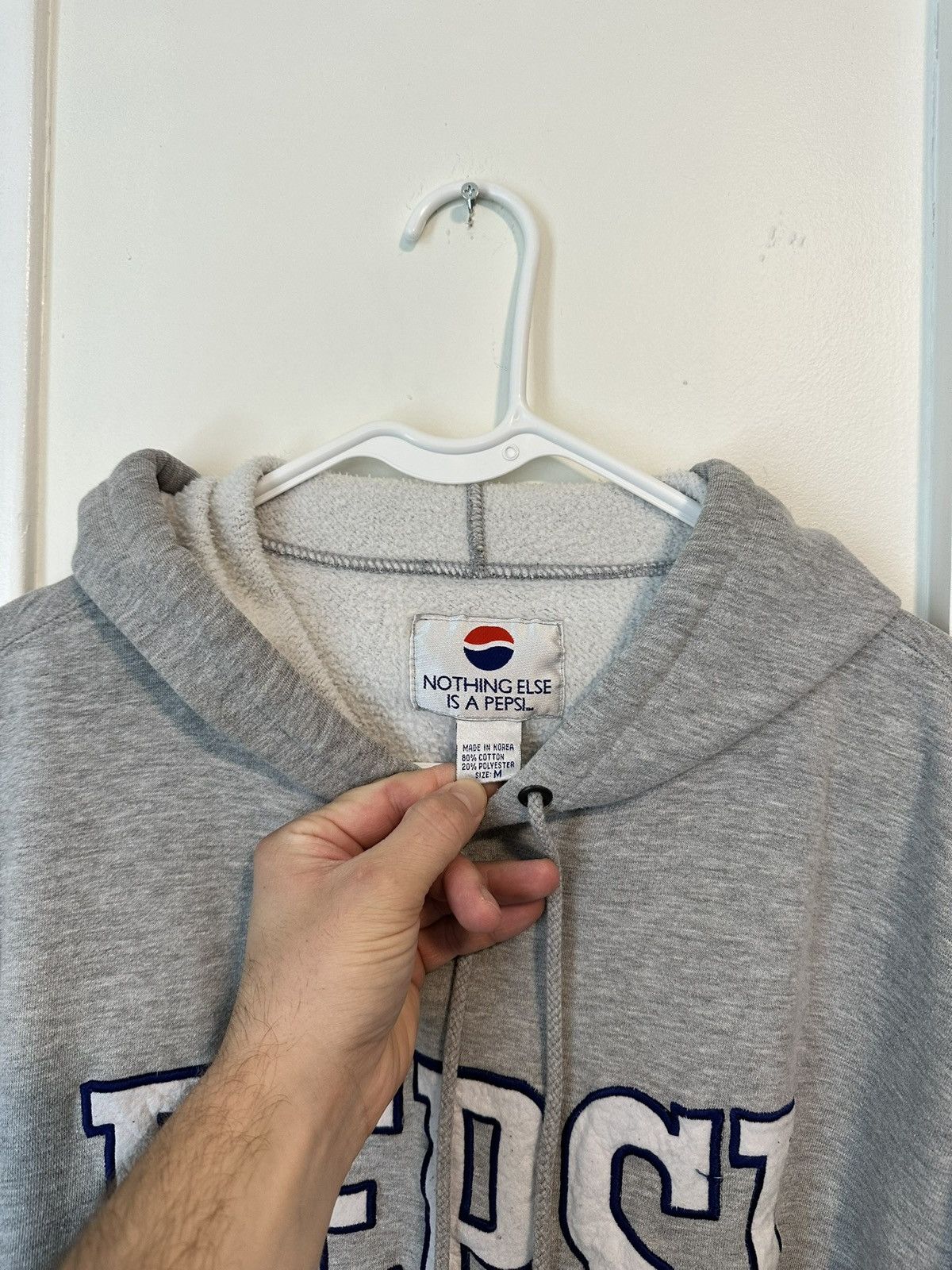 Pepsi Vintage Embroidered Pepsi Hoodie Size US M / EU 48-50 / 2 - 2 Thumbnail