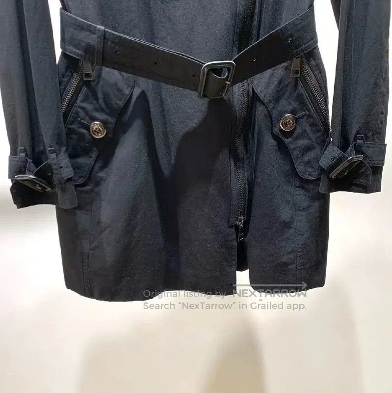 Burberry Burberry Women's Black Cotton Trench Coat. Size L / US 10 / IT 46 - 6 Thumbnail