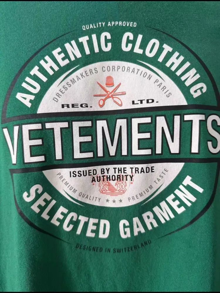 Vetements Vetements Vetements 20SS Logo Stamp Tee-2506 Size US XS / EU 42 / 0 - 2 Thumbnail