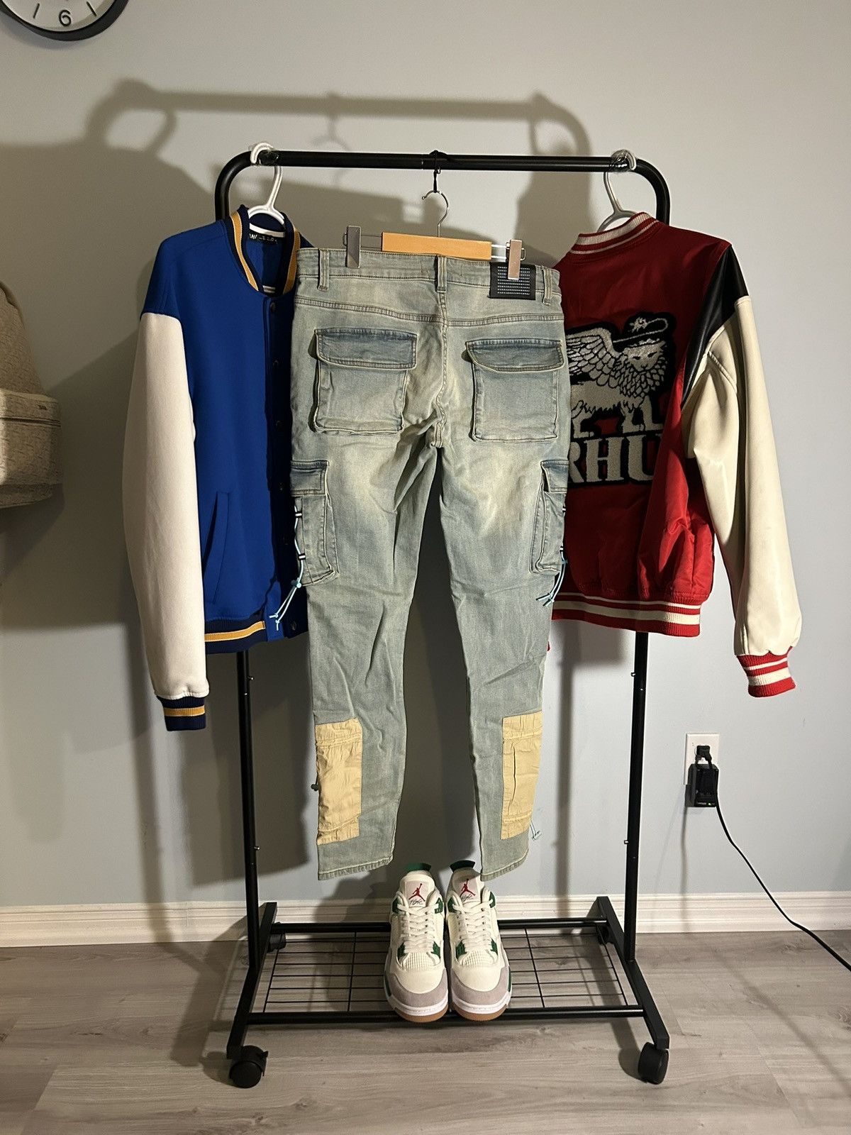SERENEDE Serenede “CYBER CLOUD” Cargo Jeans Size US 34 / EU 50 - 5 Thumbnail