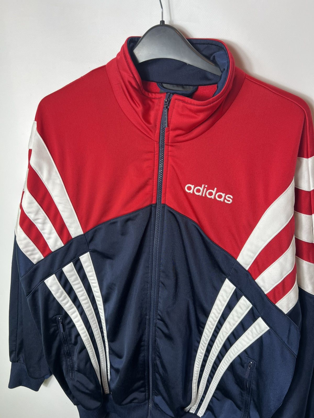 Adidas Vintage 90s streetwear y2k adidas striped Track Jacket Size US M / EU 48-50 / 2 - 2 Thumbnail