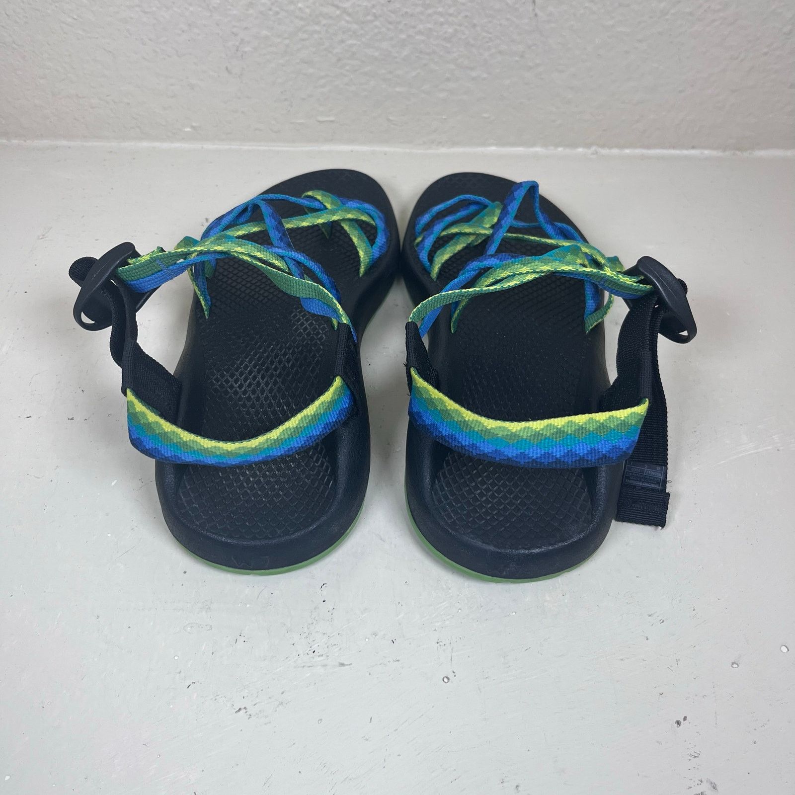 Chaco Chaco Women's ZX/2 River Rafting Sandals Blue Green Size US 7 / IT 37 - 4 Thumbnail