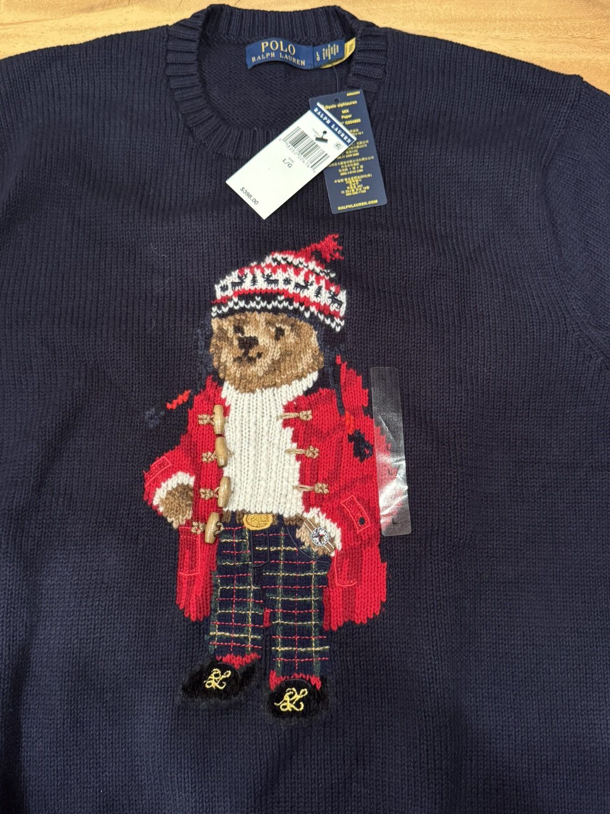Polo Ralph Lauren Polo Bear Sweater NWT Size US L / EU 52-54 / 3 - 3 Thumbnail