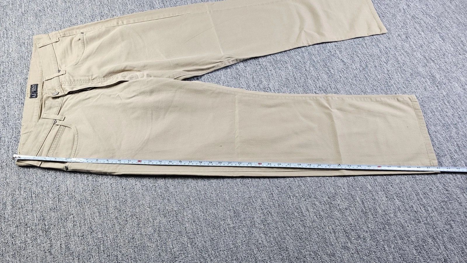 Armani Armani Jeans AJ Chino Straight Pants W34 Beige Italy Eagle Size US 34 / EU 50 - 10 Thumbnail