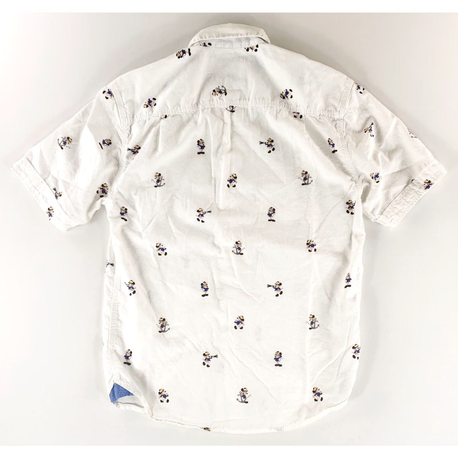 Tommy Bahama Tommy Bahama Disney Cruise Line Mickey Mouse Button Up Shirt Mens XS Short Sleeve White Mickey Maze? Size US XS / EU 42 / 0 - 6 Thumbnail