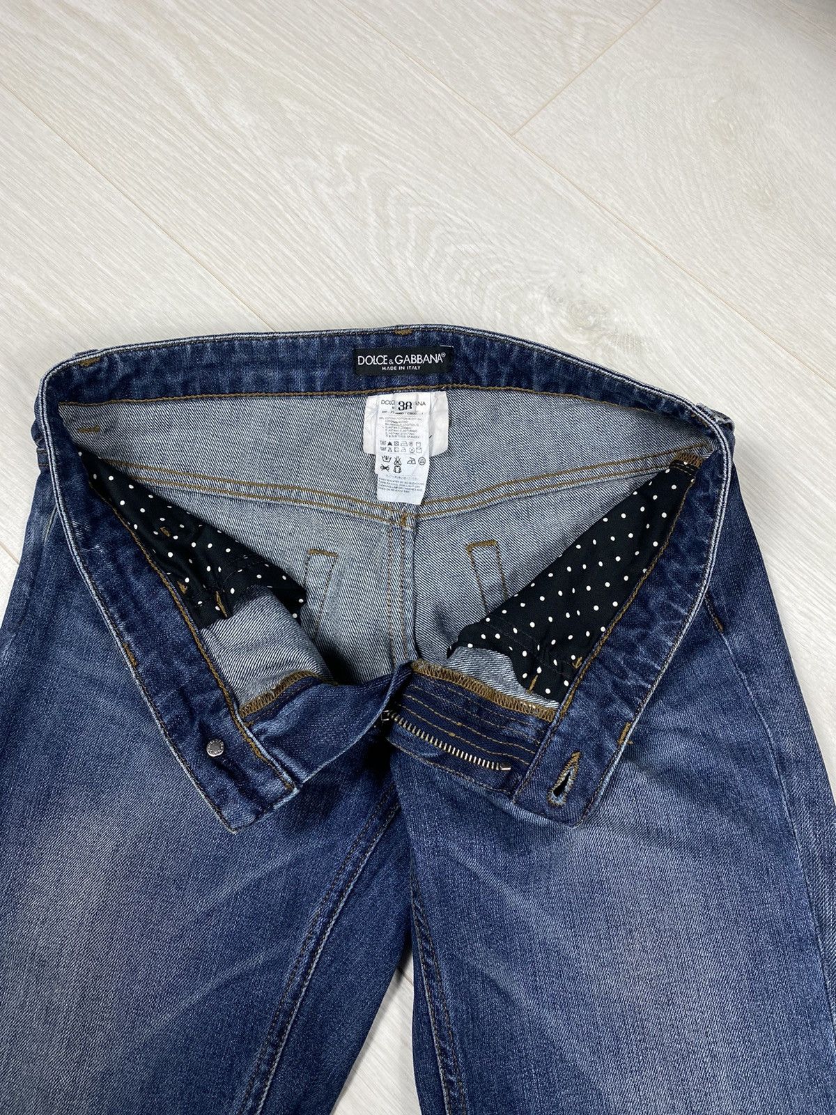 Dolce & Gabbana × Vintage Dolce Gabbana Jeans Pants Size 27" / US 4 / IT 40 - 8 Thumbnail