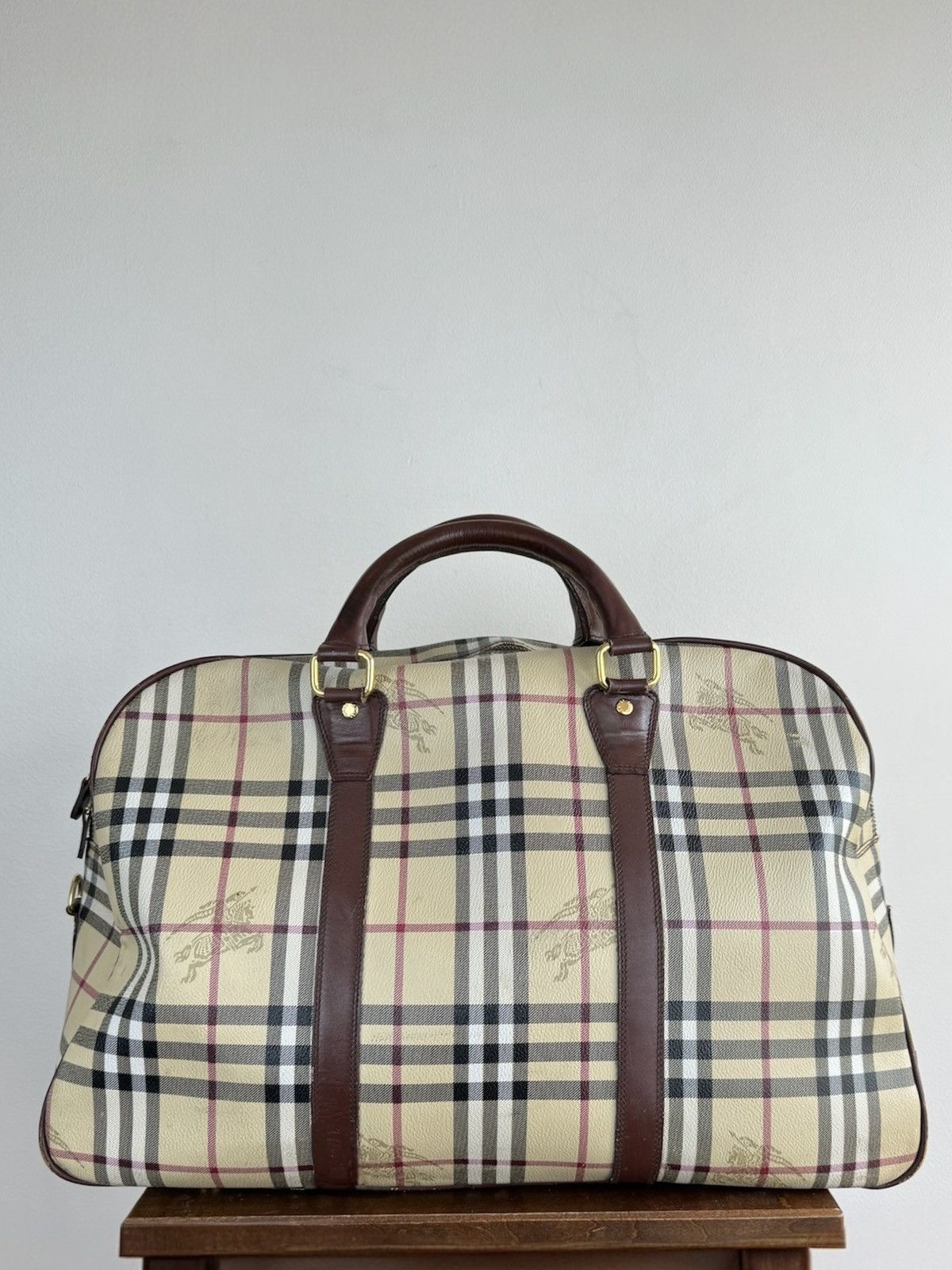 Burberry Vintage leather handbag Burberry Nova Check original item Size ONE SIZE - 2 Thumbnail