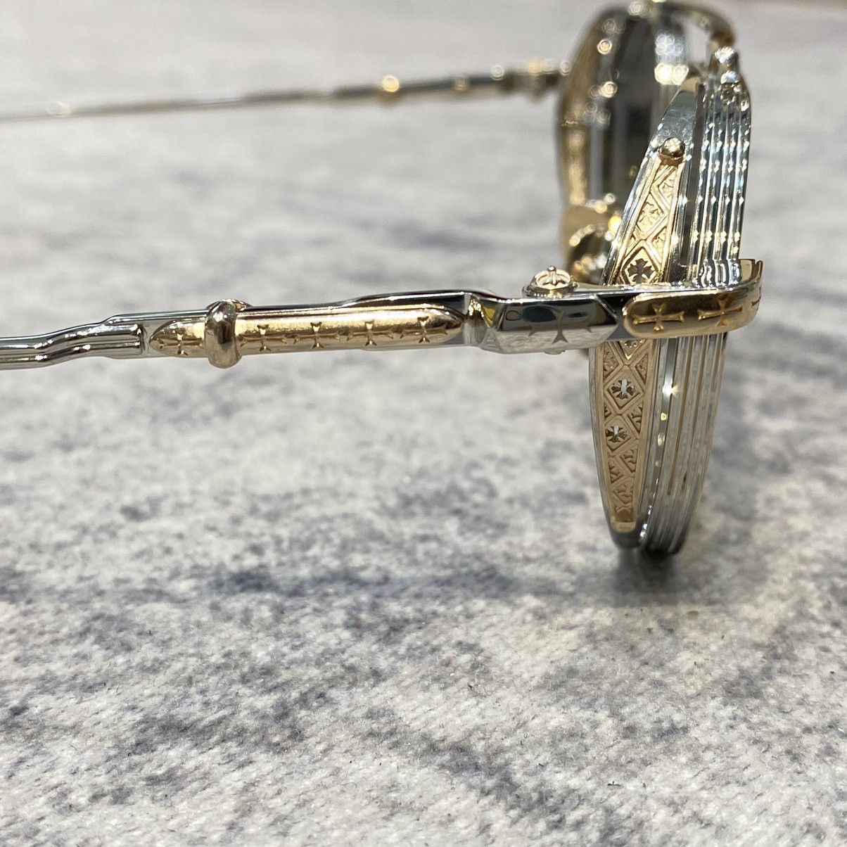 Chrome Hearts CHROME HEARTS FREE RIDE Shiny Silver/Gold Plated Size ONE SIZE - 3 Thumbnail