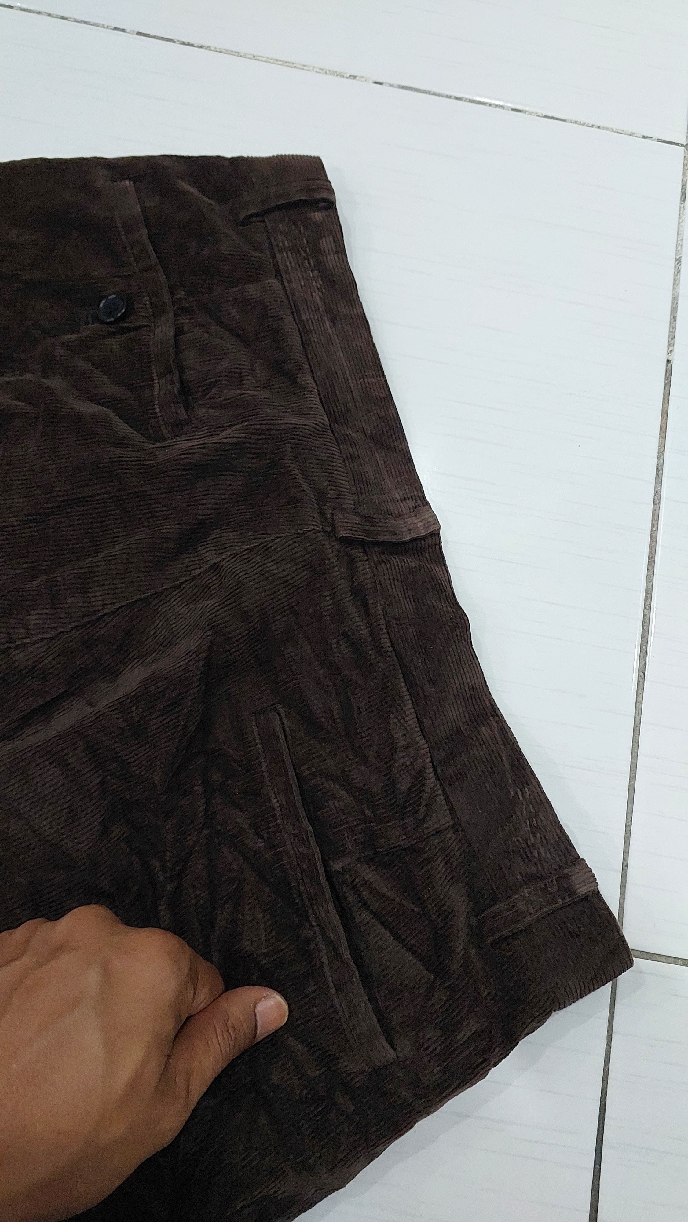 Yohji Yamamoto A.A.R YOHJI DESIGN STUDIO YOHJI YAMAMOTO CORDUROY PANT Size US 31 - 2 Thumbnail