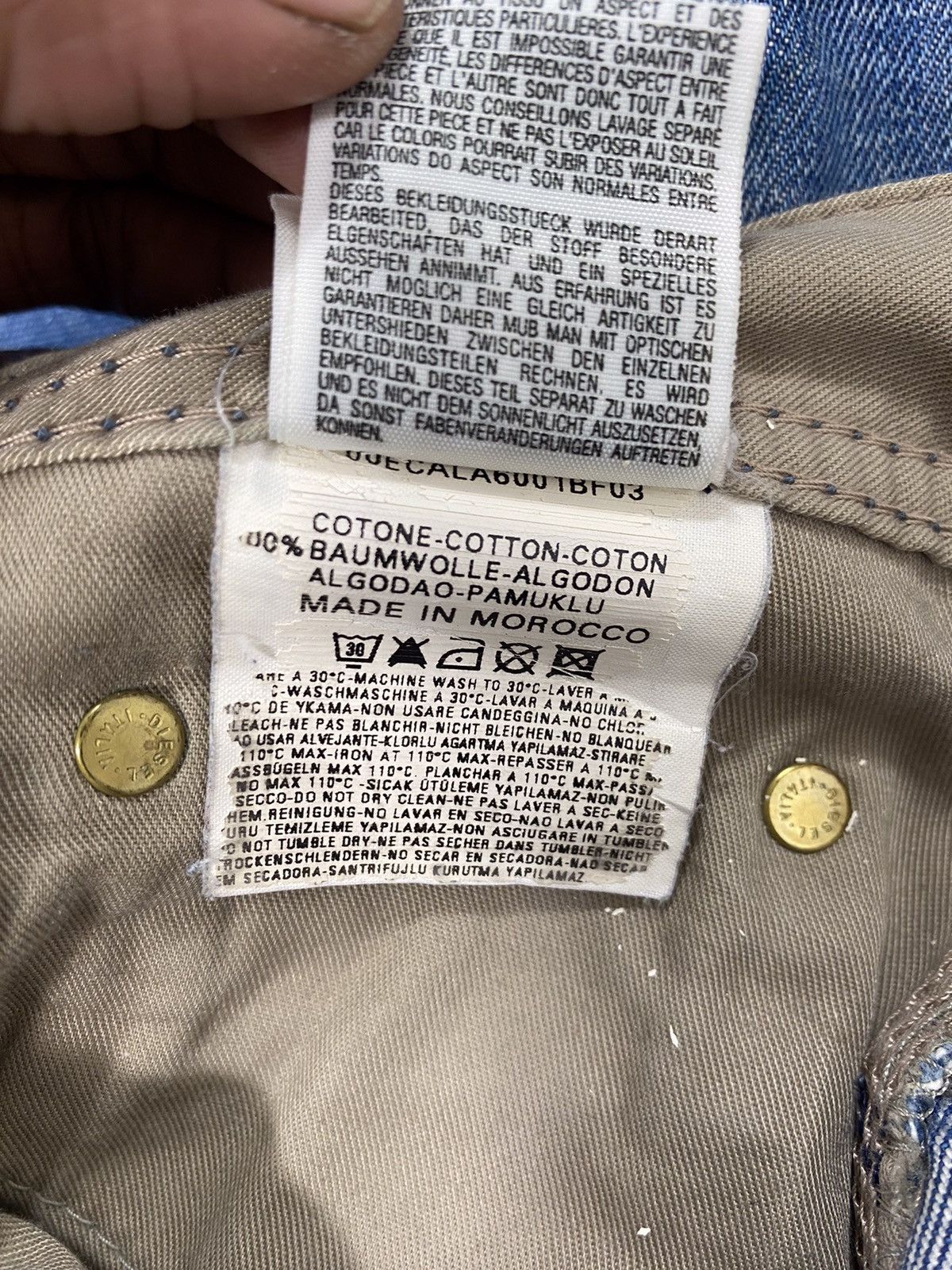 Diesel A12 Rare - Distressed Diesel Jeans Size US 32 / EU 48 - 18 Thumbnail