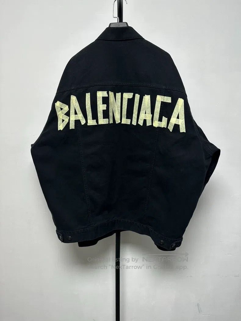 Balenciaga Balenciaga Tape Duct Tape Masking Tape Series Letter Print Size US S / EU 44-46 / 1 - 1 Thumbnail