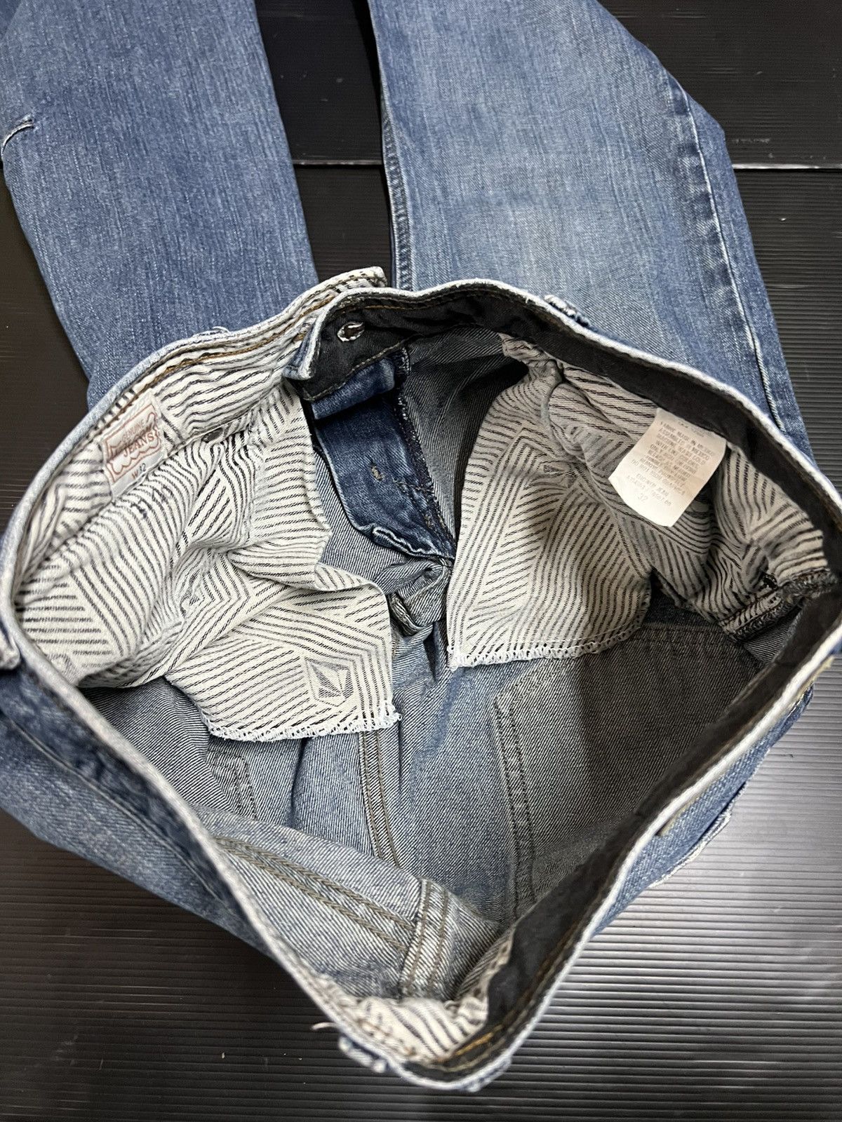 Volcom 🔥HOT DROPS🔥 Vintage 90s Thrashed Volcom Skate Jeans Size US 32 / EU 48 - 4 Thumbnail