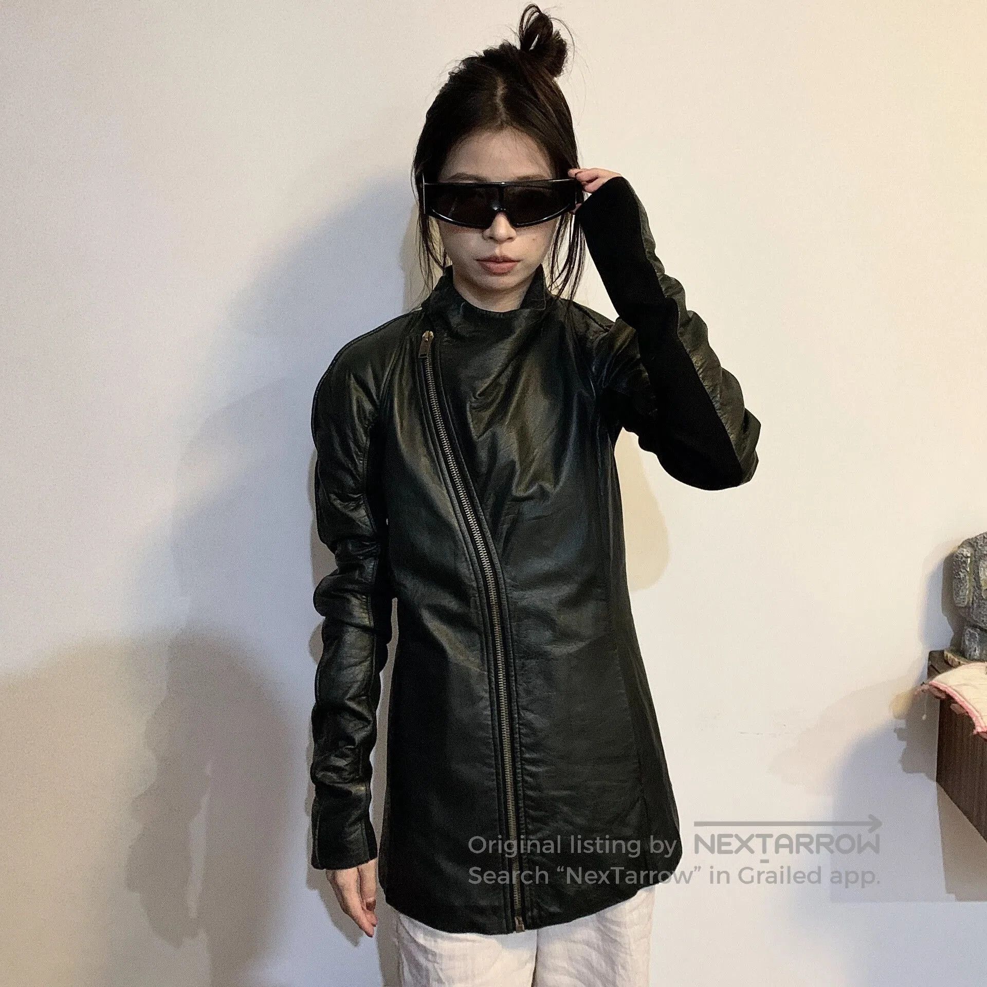 Rick Owens Black Rick Owens Leather Jacket. Size S / US 4 / IT 40 - 5 Thumbnail