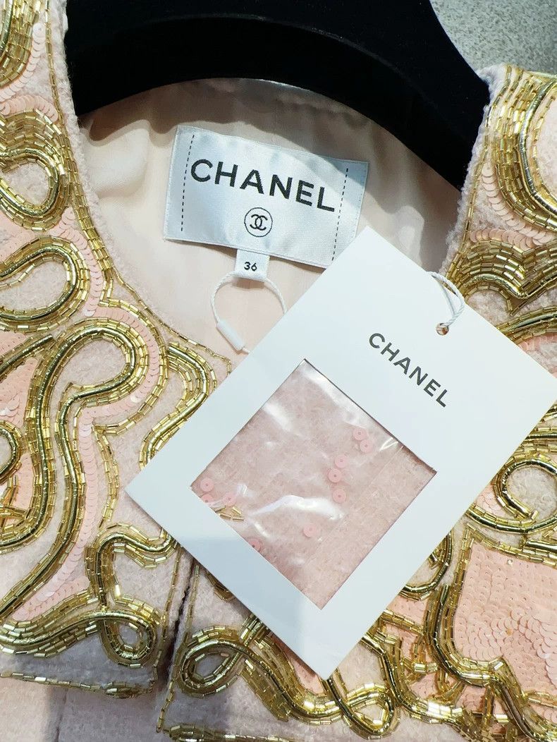 Chanel Chanel 21A Castle Series Pink Heavy Industry Nail Bead Emb Size XS / US 0-2 / IT 36-38 - 5 Thumbnail