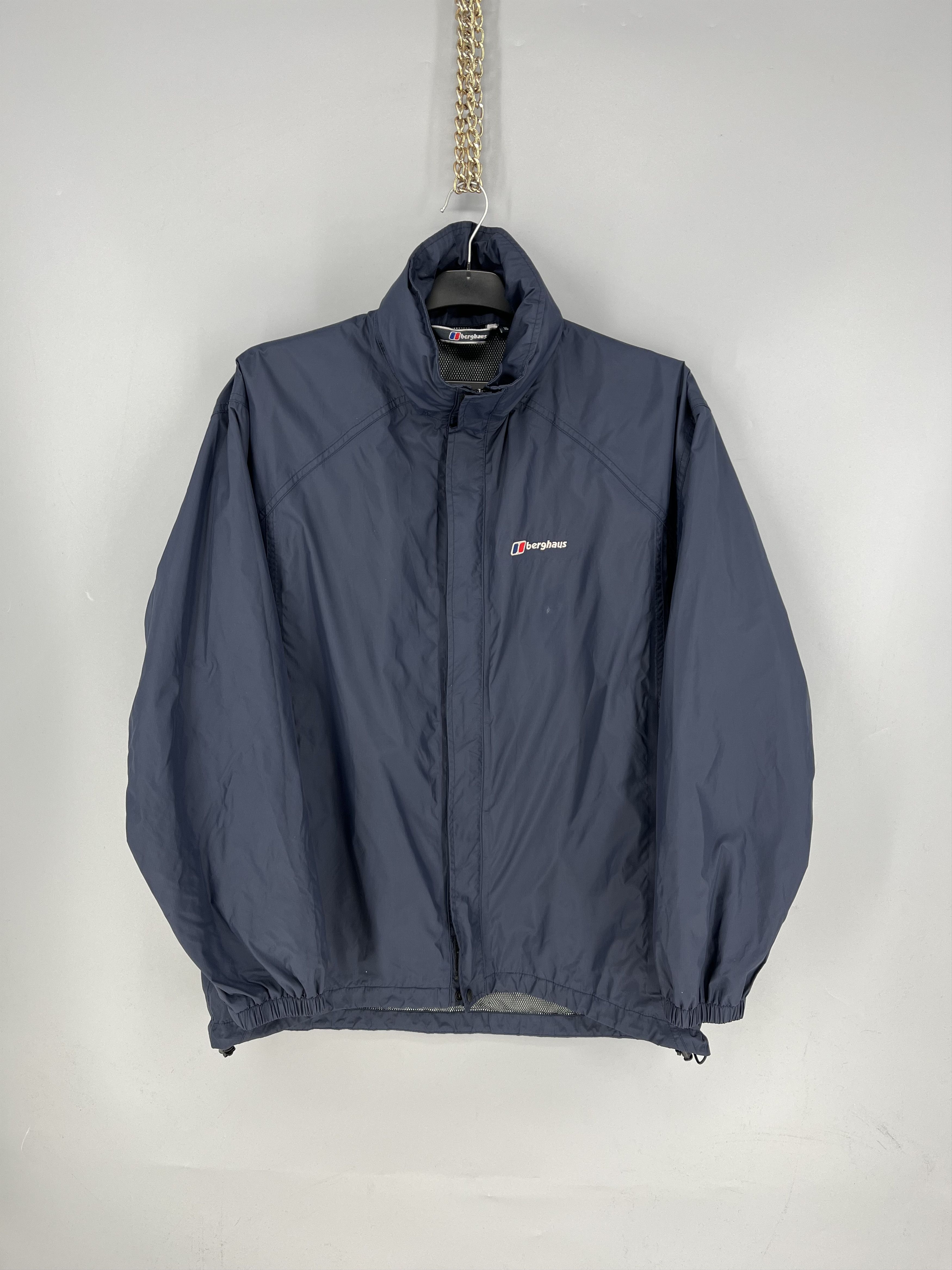 Berghaus Berghaus Aquafoil Waterproof Jacket Coat Blue Mens Size Size L / US 10 / IT 46 - 1 Thumbnail