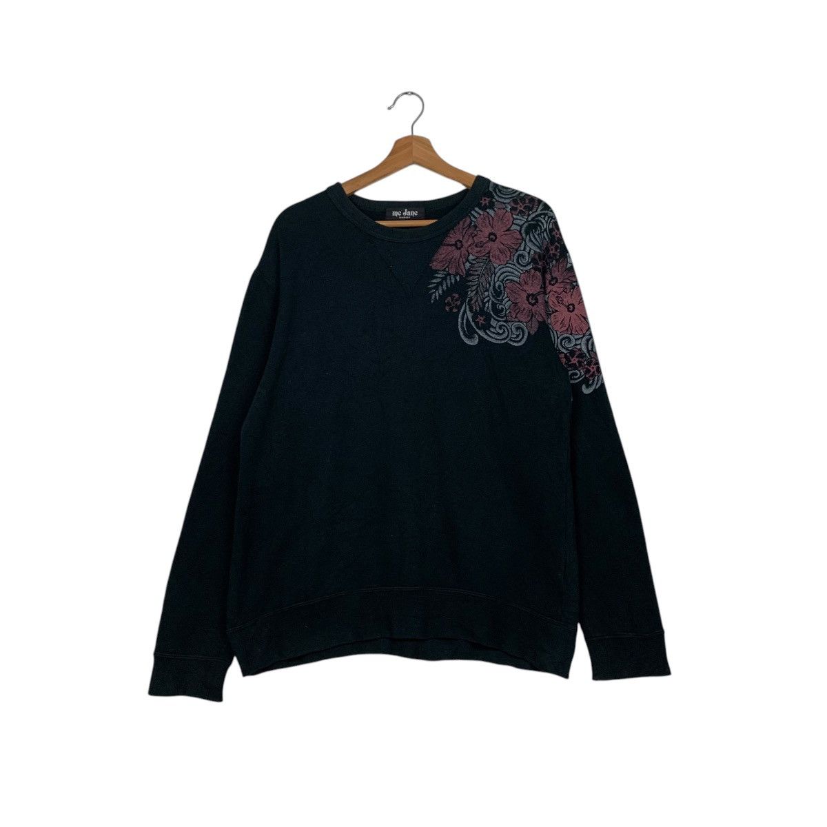 Japanese Brand ME JANE HOMME Big Logo Crewneck Sweatshirt #1710-C76 Size US M / EU 48-50 / 2 - 3 Thumbnail