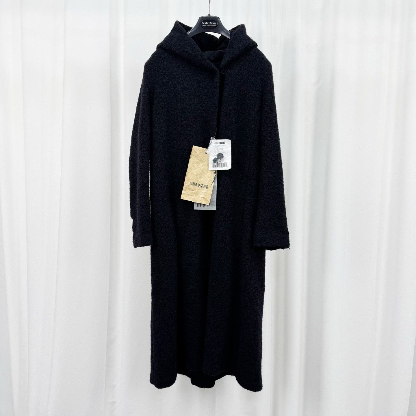 Uma Wang Uma Wang Black Cashmere Coat Size S / US 4 / IT 40 - 1 Thumbnail