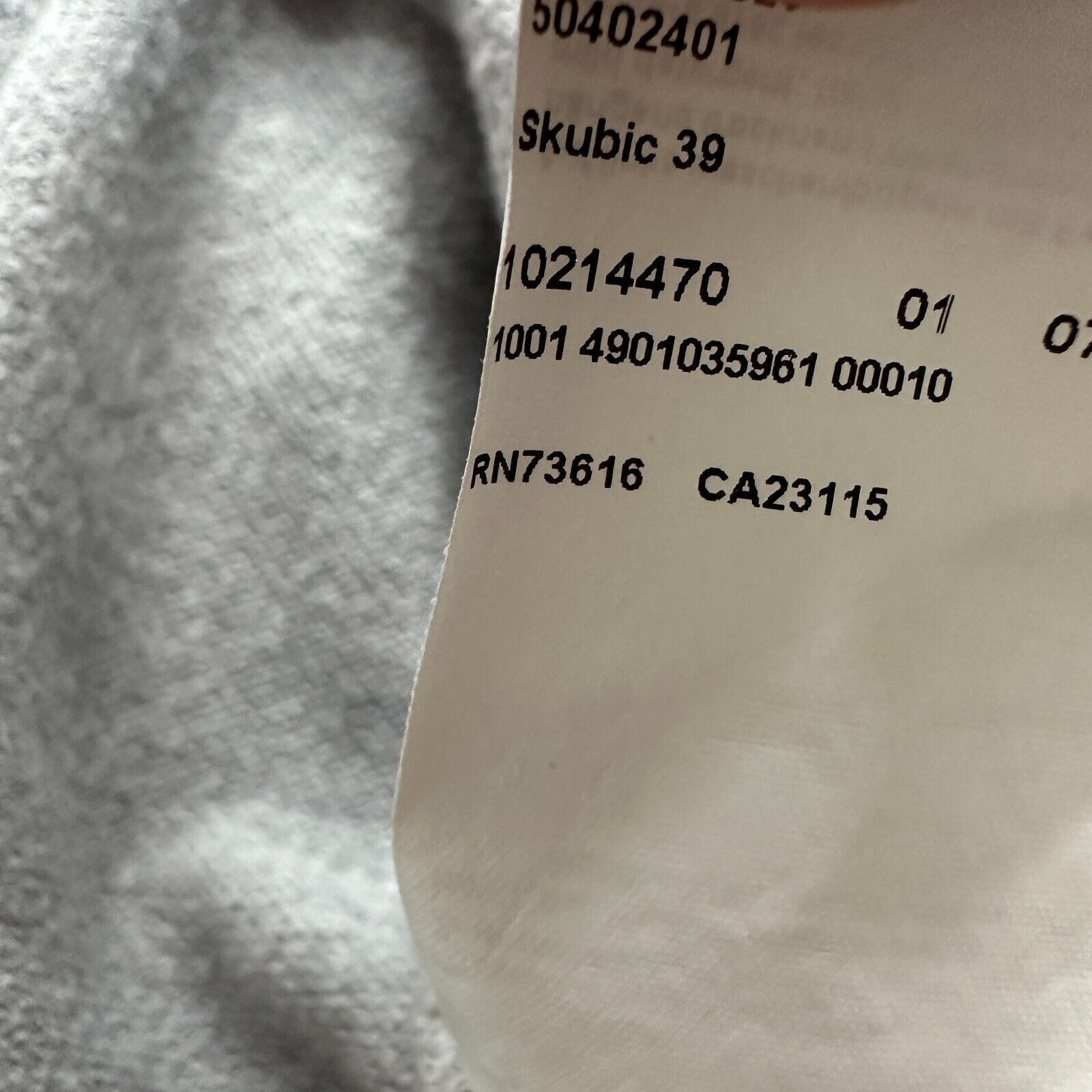 Hugo Boss Hugo Boss Sweatshirt Men's Medium Gray Cotton Long Sleeve Size US M / EU 48-50 / 2 - 8 Thumbnail