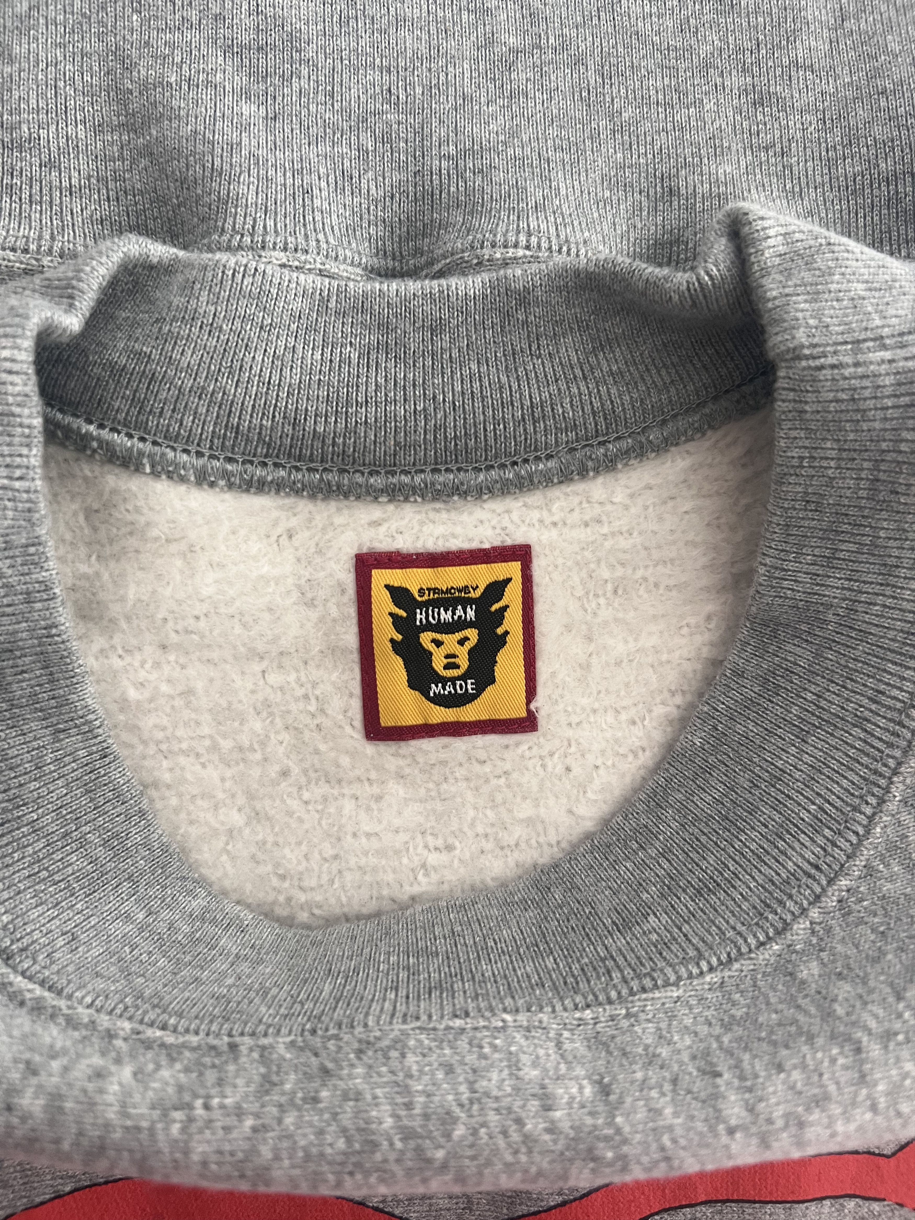 Human Made × Kaws KAWS Human Made Crewneck Sweatshirt in Grey Size US M / EU 48-50 / 2 - 6 Thumbnail