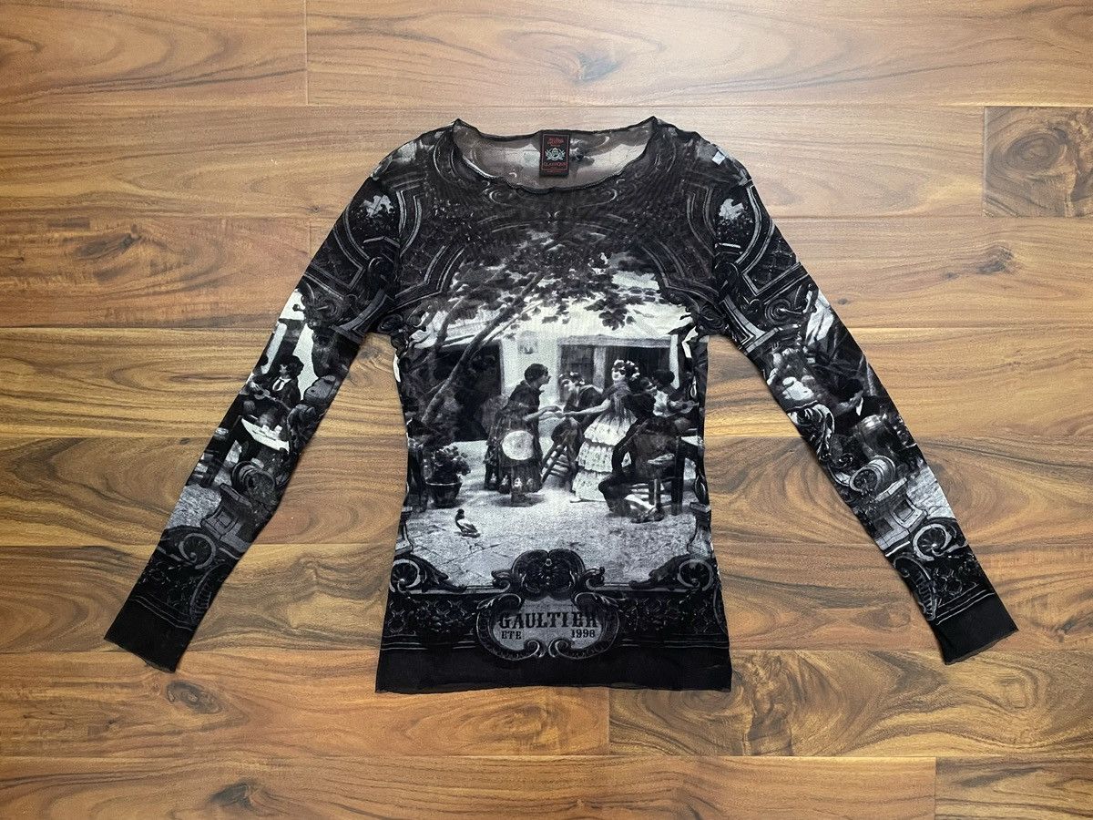Jean Paul Gaultier JPG 1990's Mesh Top | Grailed