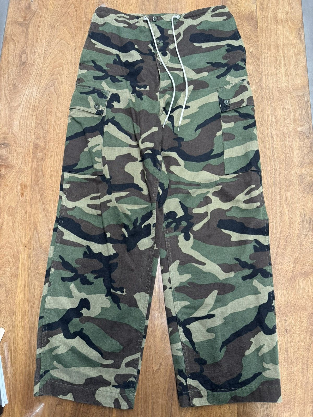 Celine Celine Camouflage Loose-Fit Cargo Pants Size US 32 / EU 48 - 9 Thumbnail