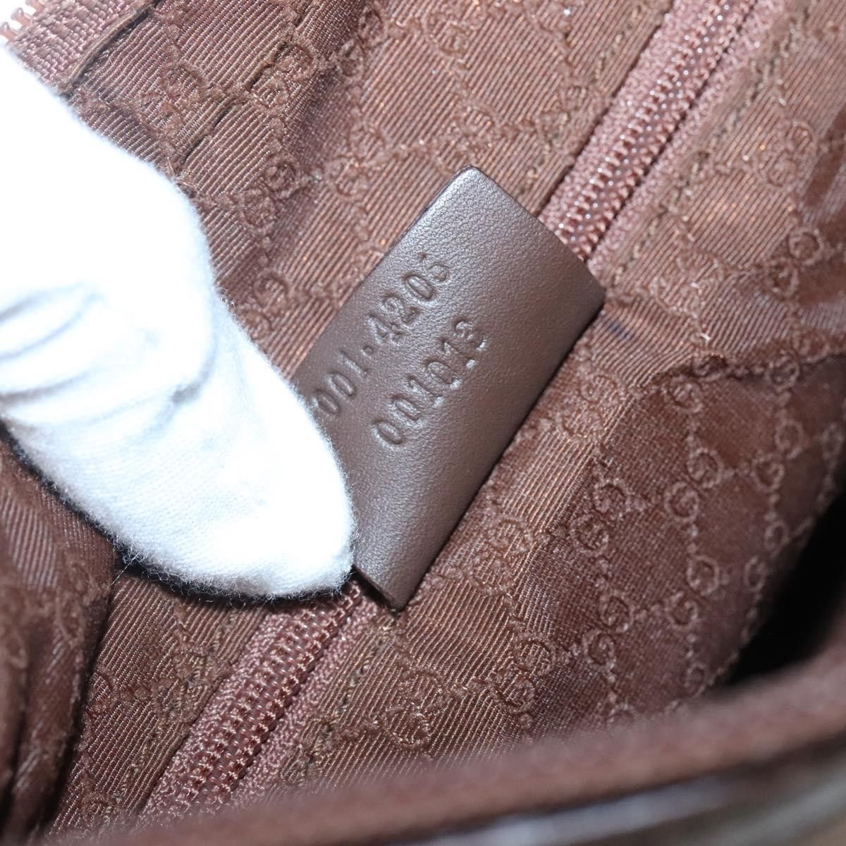Gucci GUCCI Shoulder Bag Canvas Beige Silver 001 001 Size ONE SIZE - 20 Thumbnail