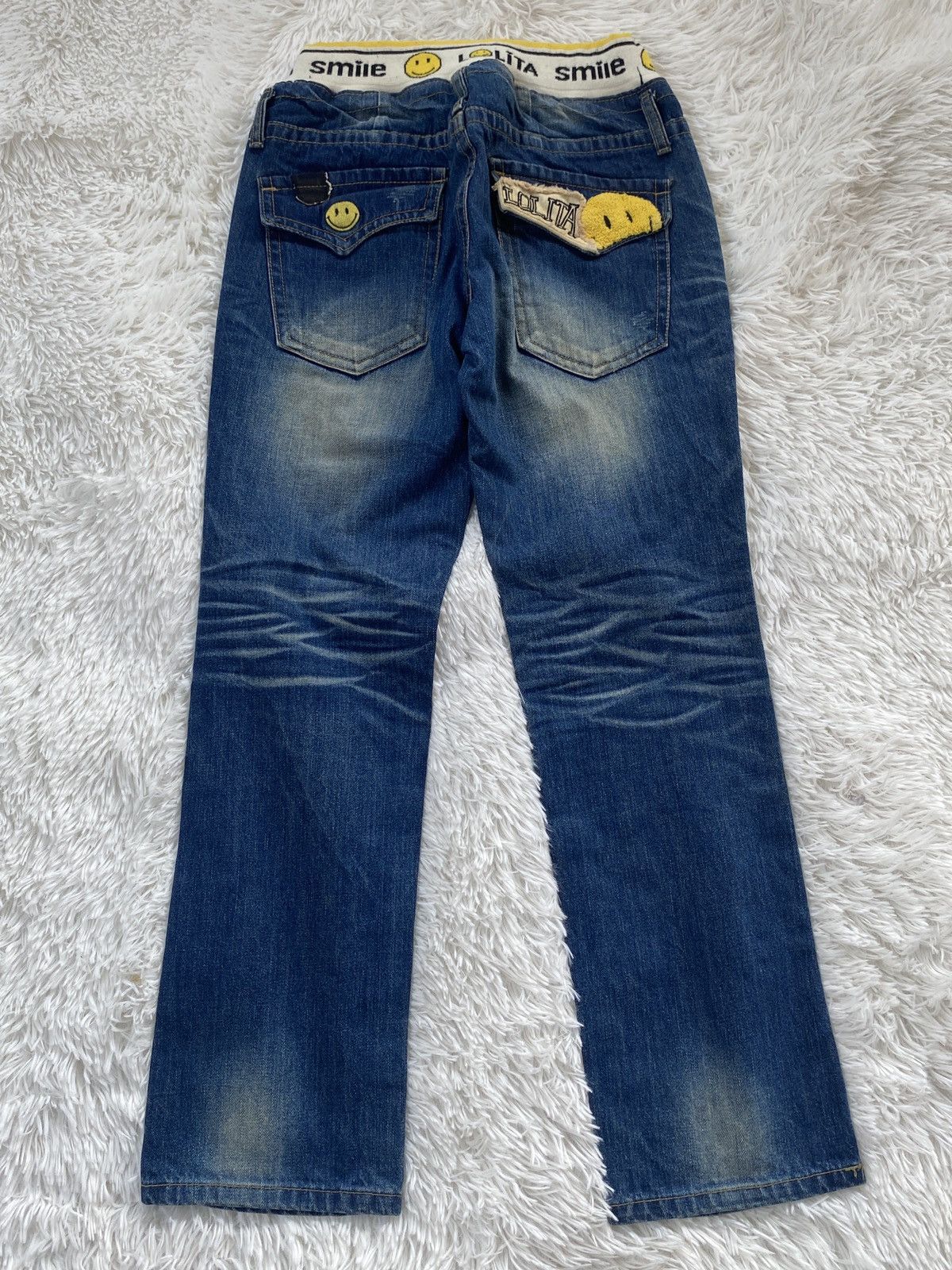 Other 🔥Crazy SALE🔥Lolita Jeans Embroidery Smile Design🔥 Size 32" / US 10 / IT 46 - 1 Thumbnail