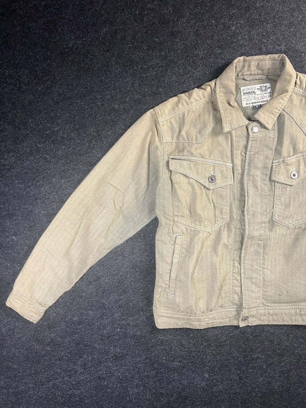 Dogman Old Herringbone Jacket80‘s Inspired Harrington