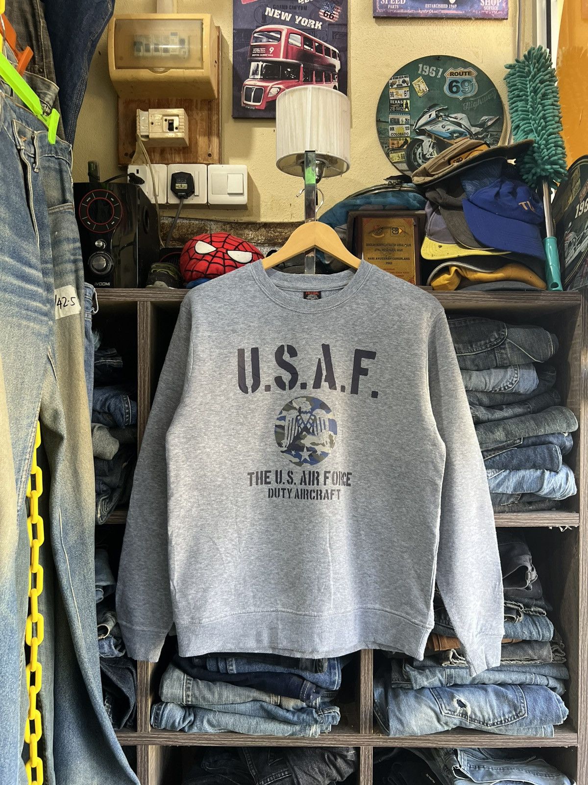 Other 🔥Freesual American Spirit USAF Crewneck Sweatshirt Size US M / EU 48-50 / 2 - 1 Thumbnail