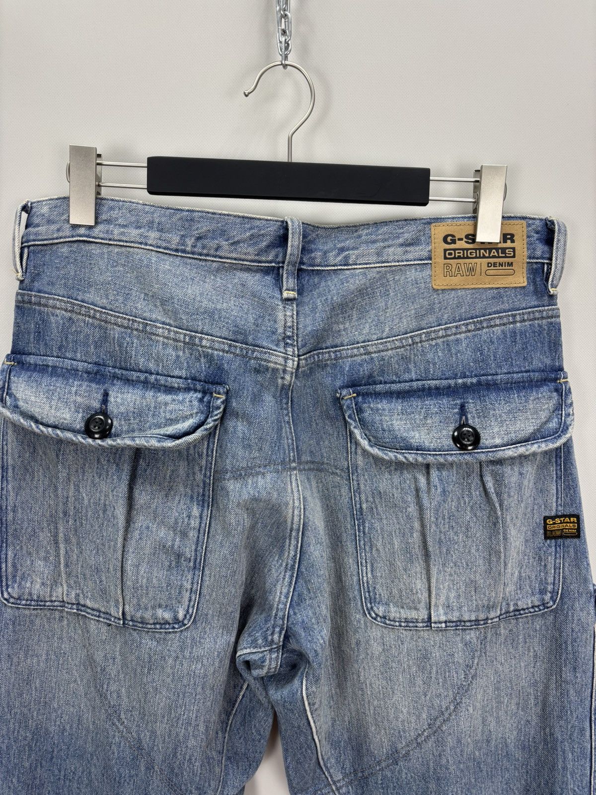 G-Star Mens cargo jeans G Star Raw Size 33/34 Color Blue Size US 34 / EU 50 - 8 Thumbnail