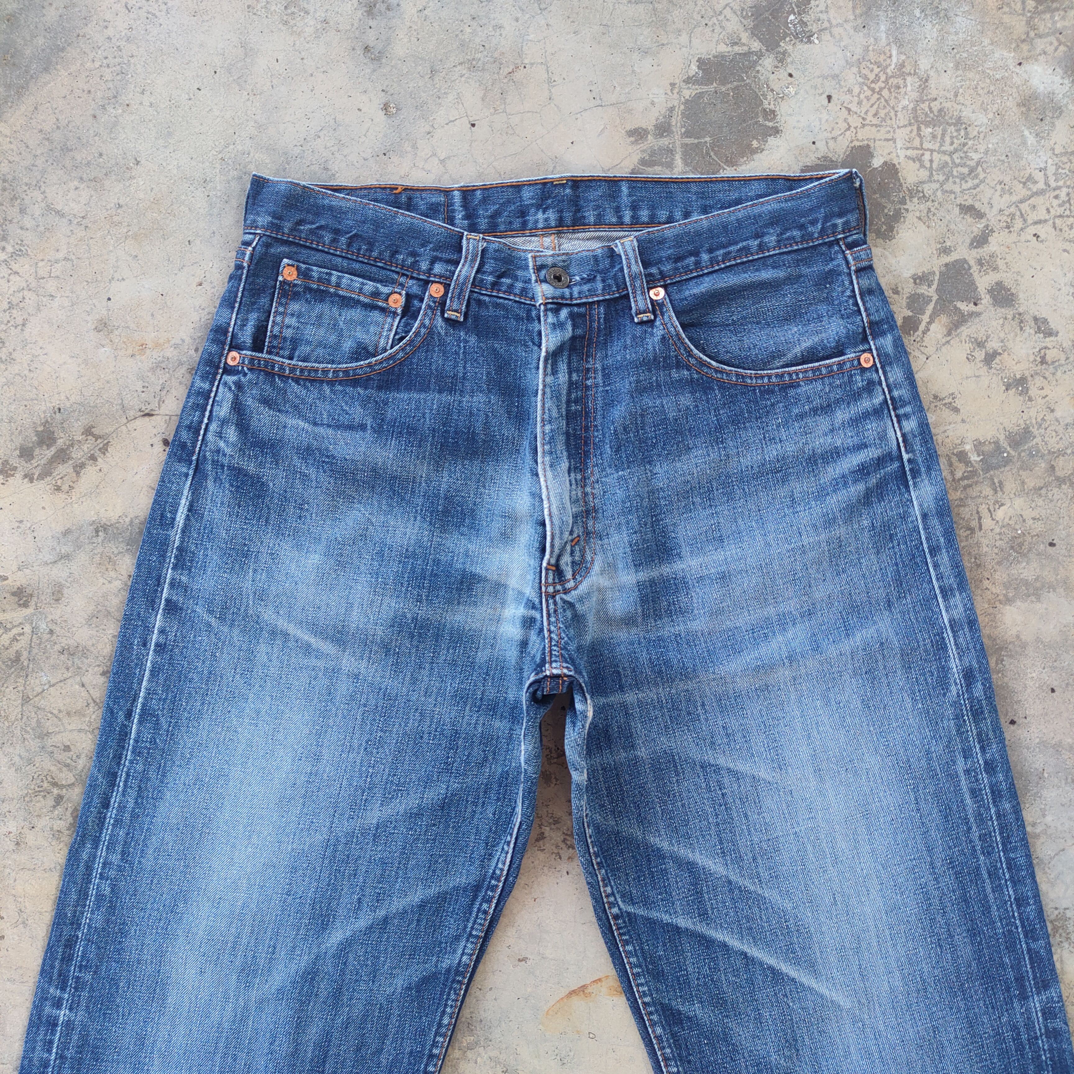 Levi's Vintage Clothing W33 VINTAGE LEVI'S 513 RIPPED FADED JEANS DENIM PANTS Size US 33 - 3 Thumbnail