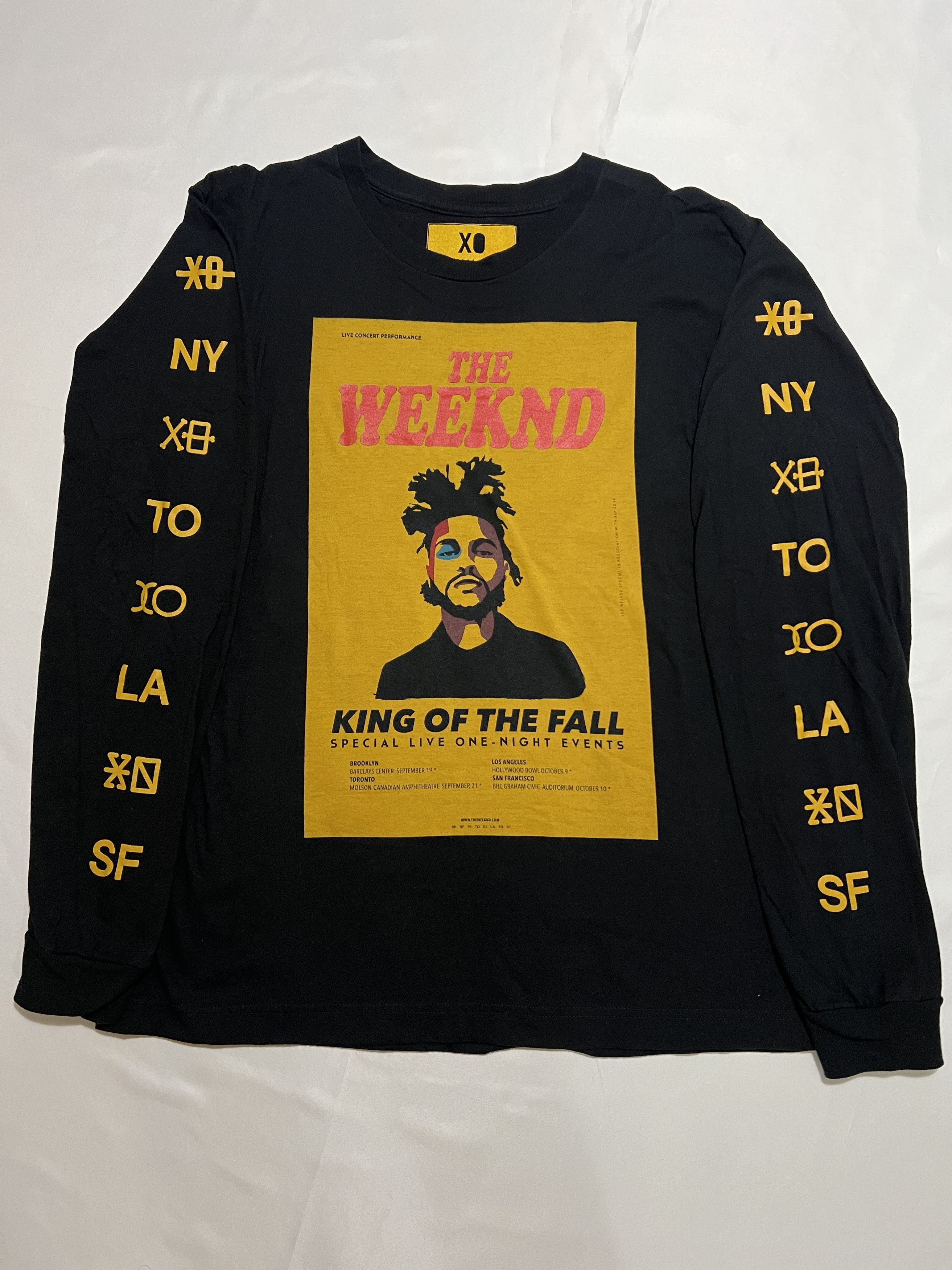 The Weeknd Official Issue XO KING OF THE FALL LONGSLEEVE Size US L / EU 52-54 / 3 - 8 Thumbnail