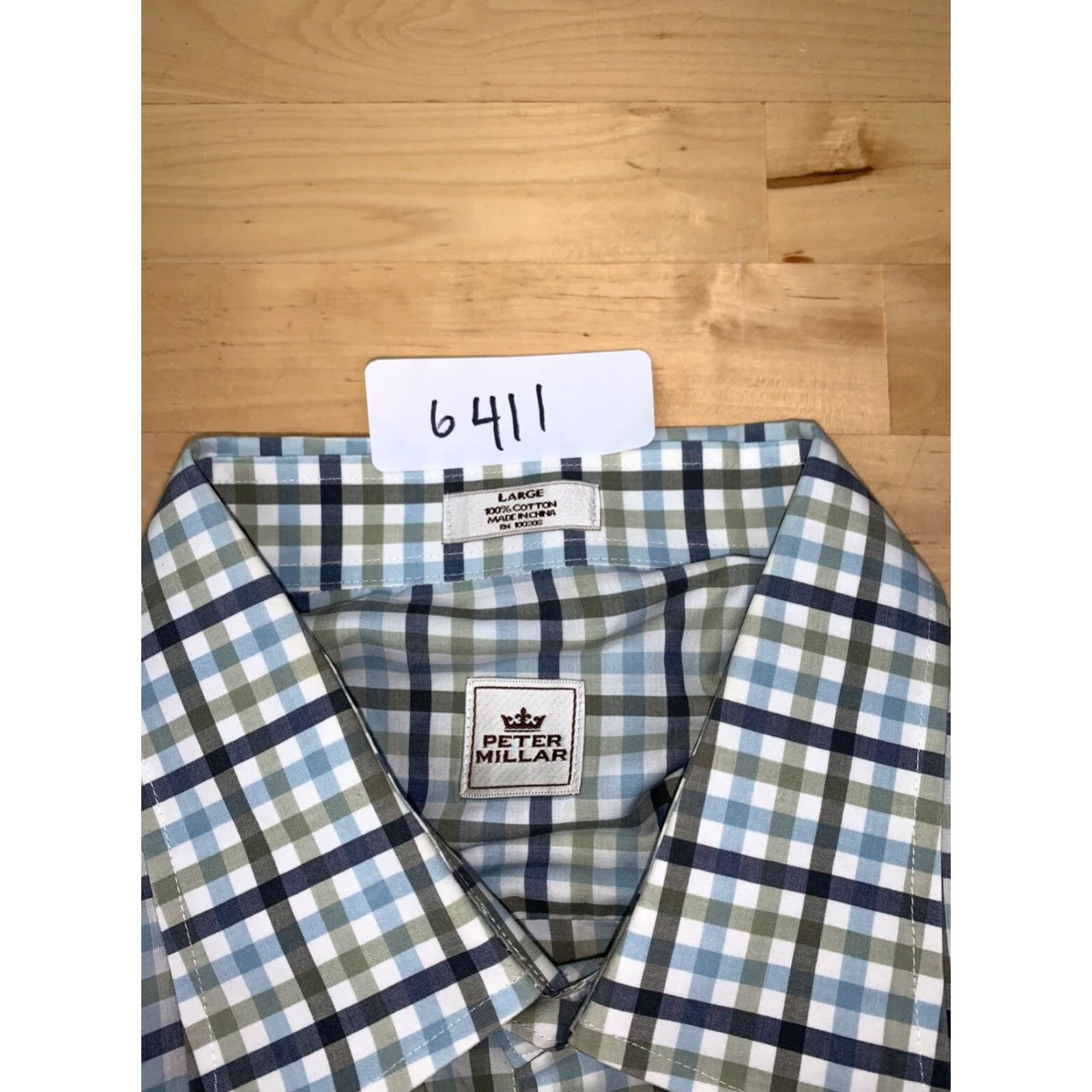 Peter Millar Peter Millar Button-Up Long Sleeve Shirt L Check Casual Mens Multicolor Size US L / EU 52-54 / 3 - 3 Thumbnail