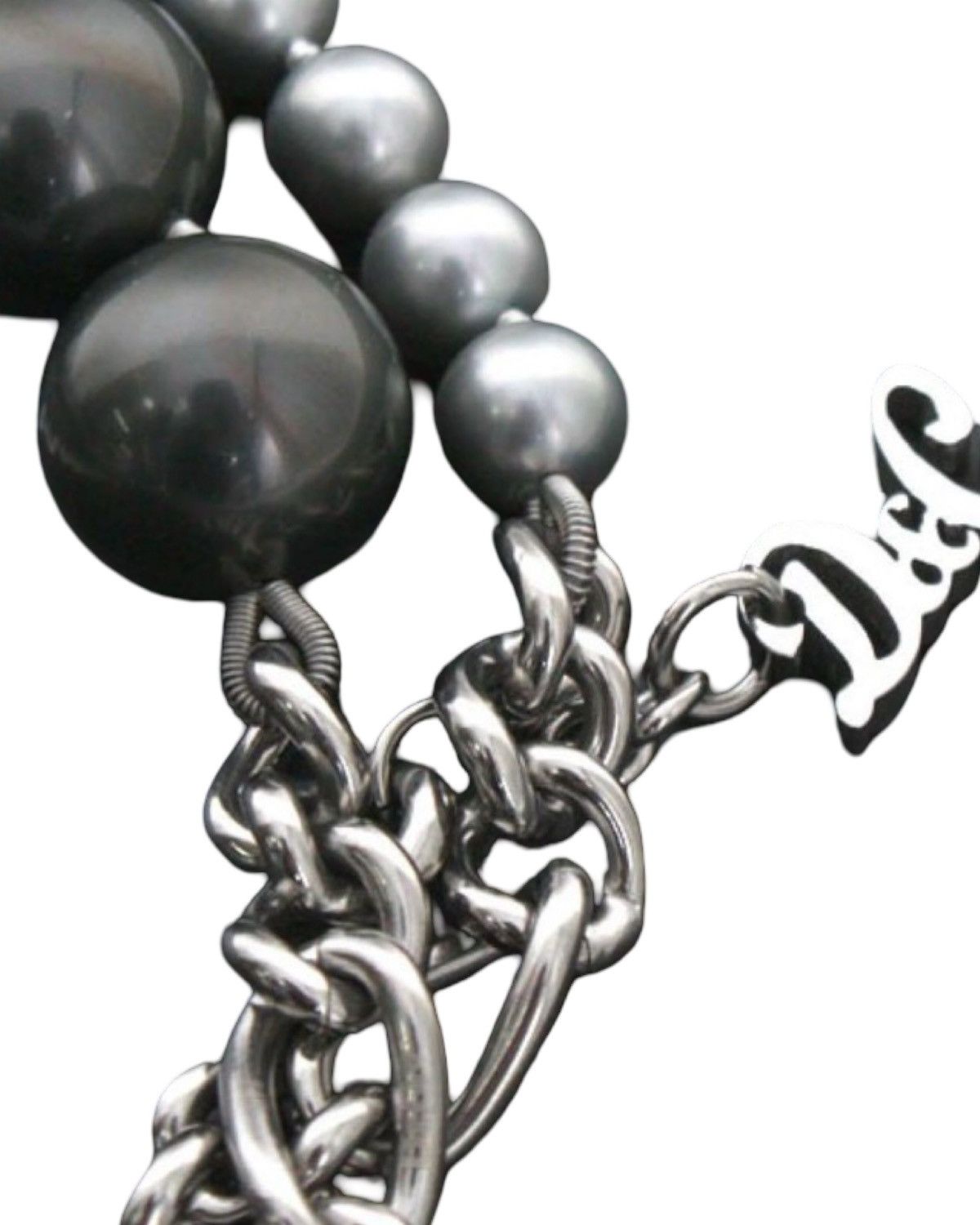 Dolce & Gabbana Double Layered Black Pearl Necklace Size ONE SIZE - 9 Thumbnail