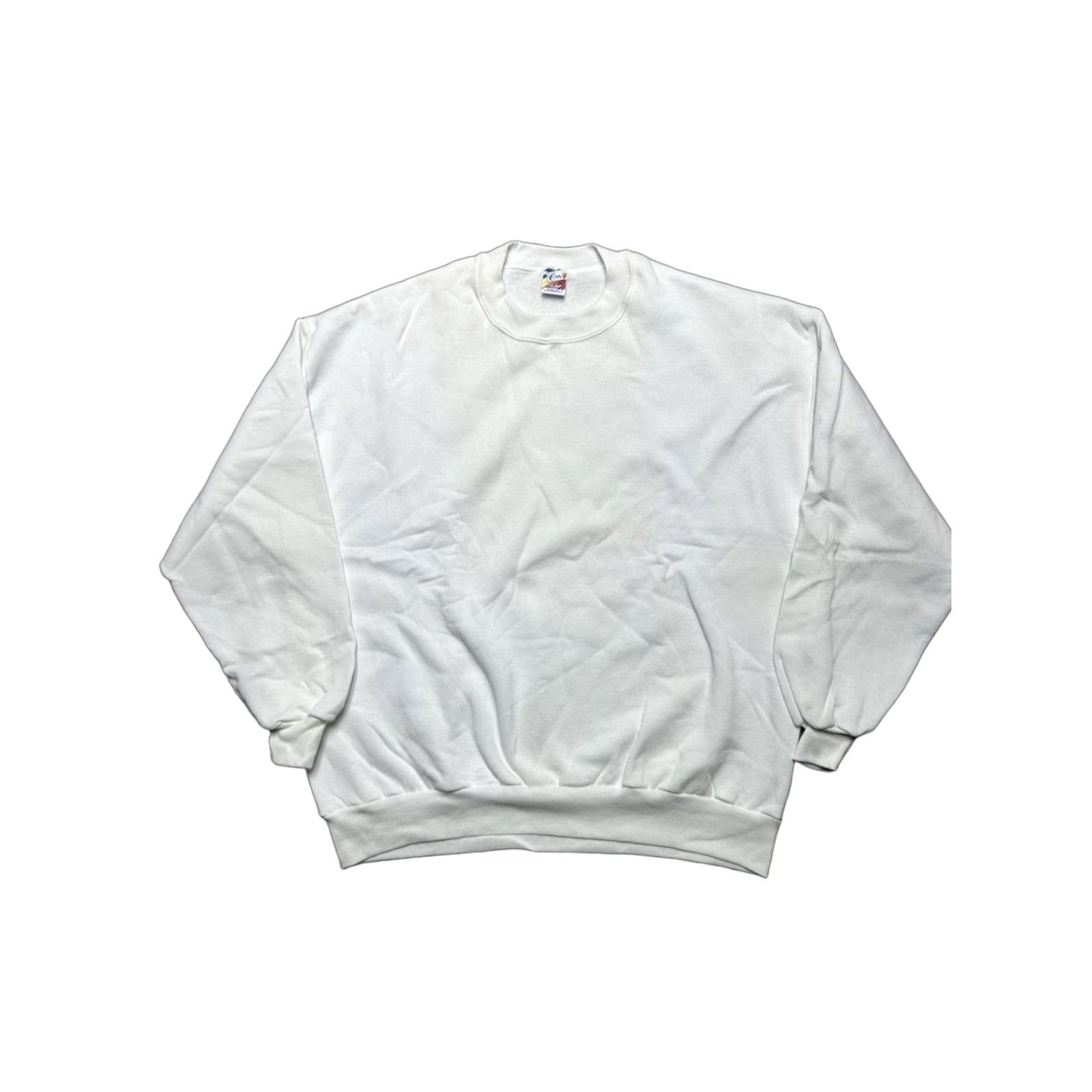 Jerzees VINTAGE 80s Jerzees Russell Sweatshirt Crewneck White Deadstock NWT XXL Men Pullover Size US XXL / EU 58 / 5 - 1 Thumbnail