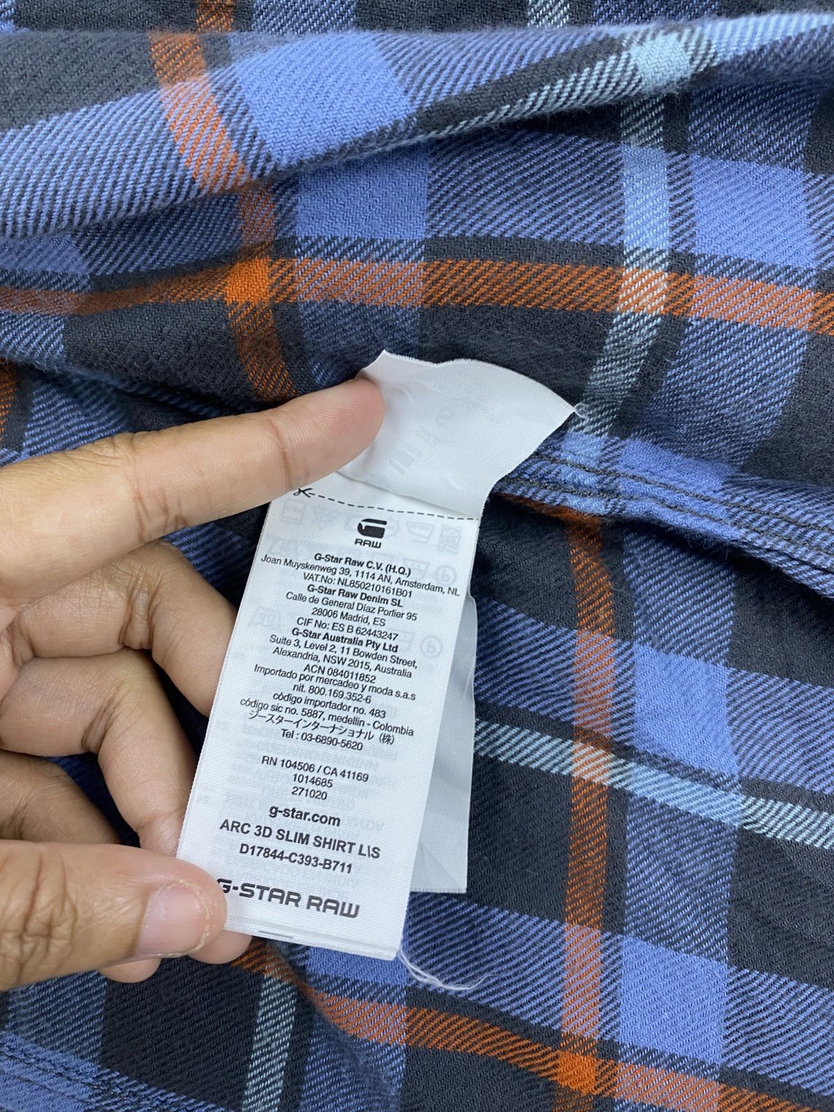 G-Star × Japanese Brand × Vintage Vintage G-Star Raw Japanese Brand Checkered Button Up Shirt Size US M / EU 48-50 / 2 - 11 Thumbnail