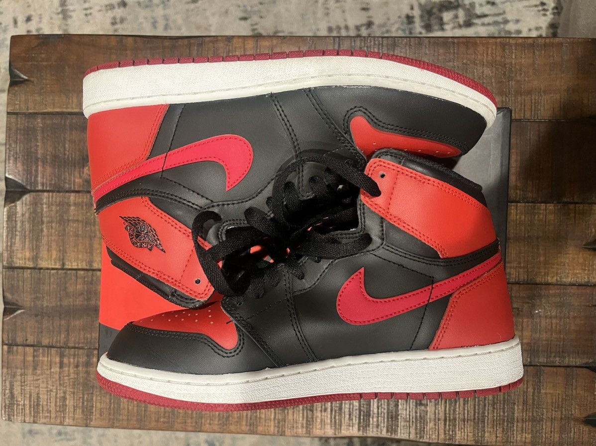 Nike Nike Jordan 1 “Banned” Bred OG 2016 Size US 7 / EU 40 - 4 Thumbnail