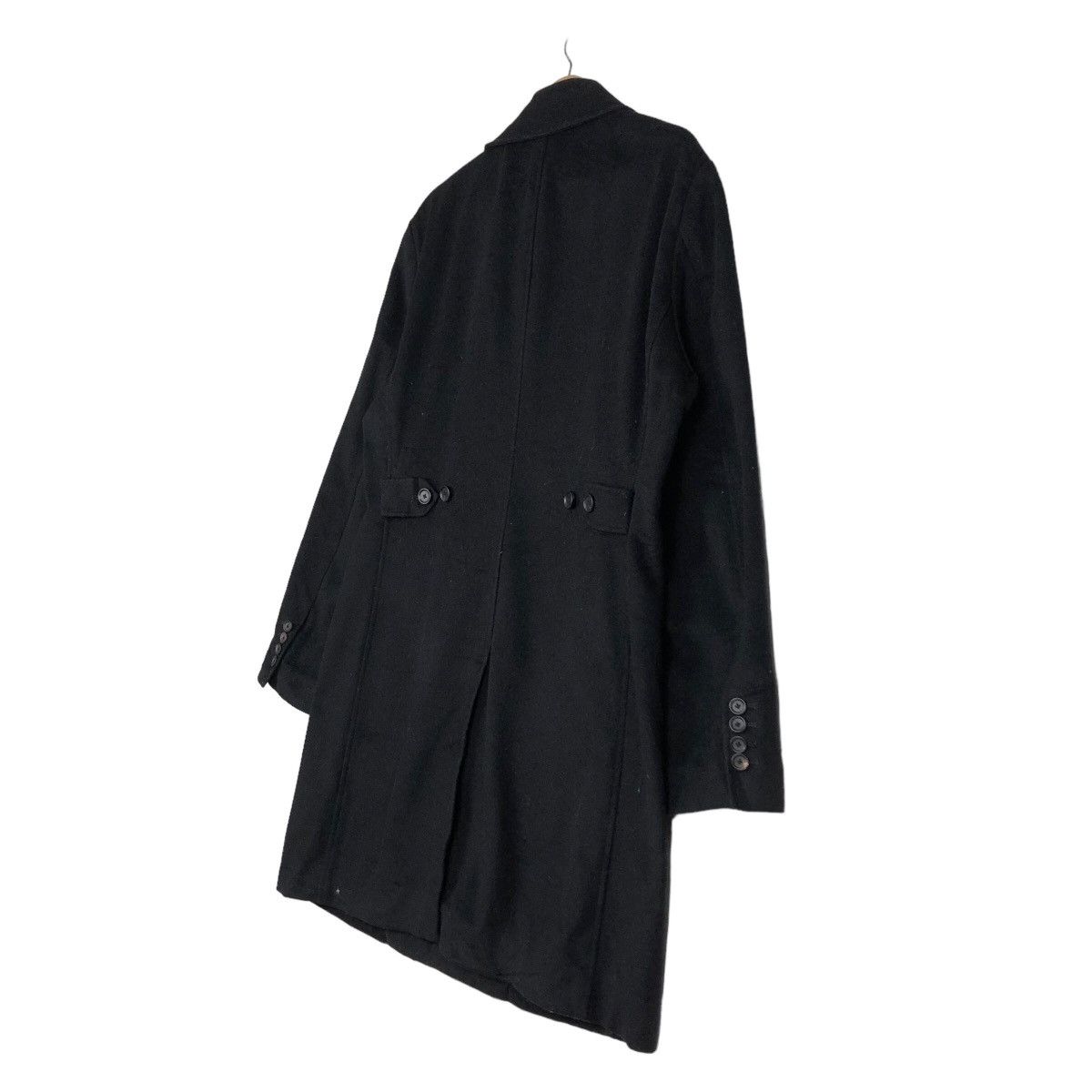 Japanese Brand 🔥Rich Black Long Jacket Katharine Hamnett Issey Miyake Size US XL / EU 56 / 4 - 10 Thumbnail