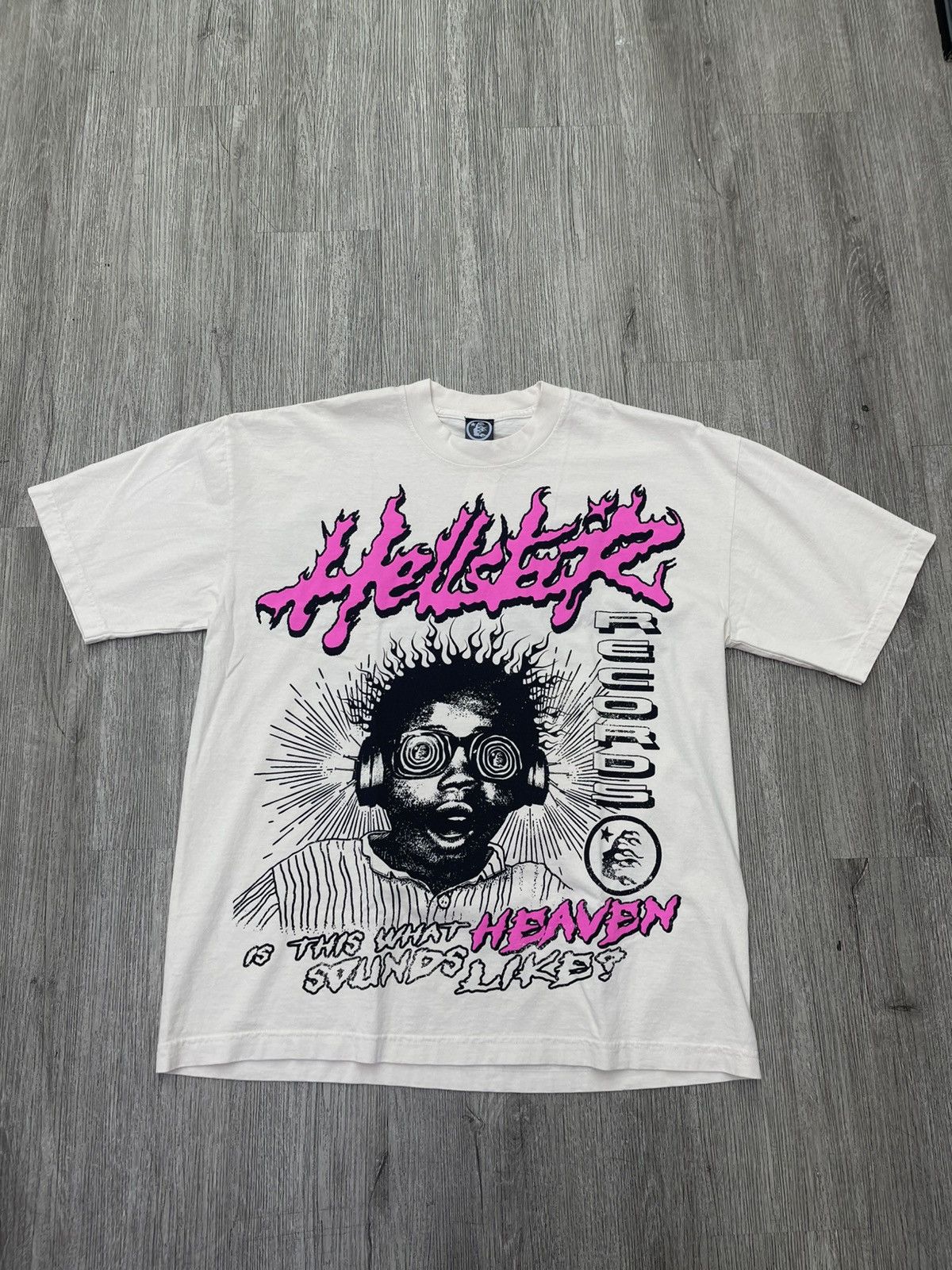 HELLSTAR Hellstar sounds like heaven tee (white) Size US L / EU 52-54 / 3 - 1 Thumbnail