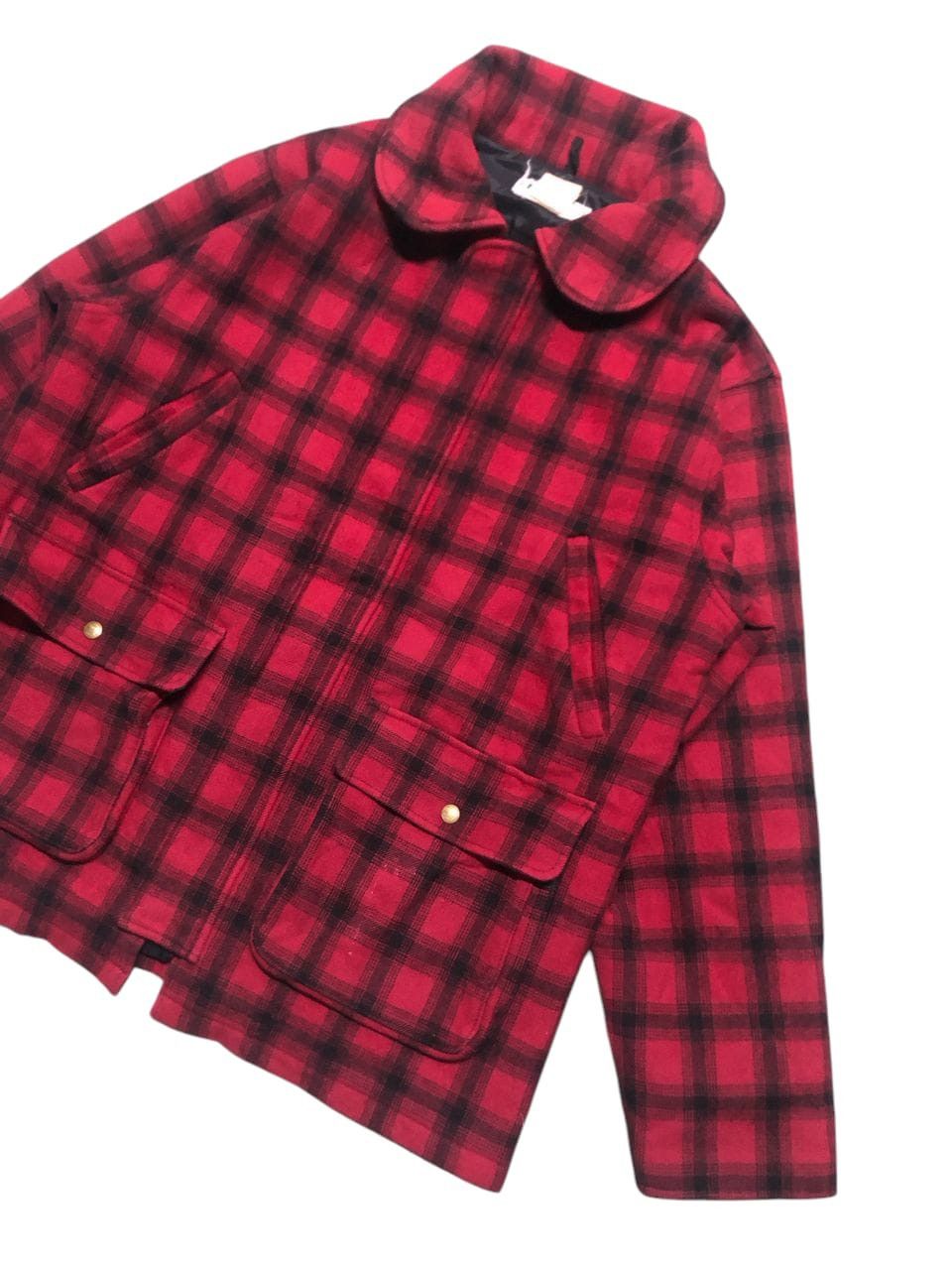 L.L. Bean × Vintage Vintage L.L.Bean Plaid Mackinaw Hunting Jacket Wool Size US M / EU 48-50 / 2 - 6 Thumbnail