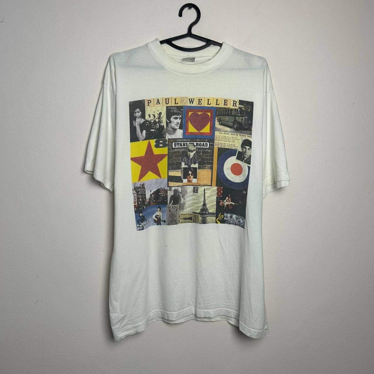 Band Tees Vintage Paul Weller Big logo Rock Band 90s rare tee Size US L / EU 52-54 / 3 - 1 Thumbnail