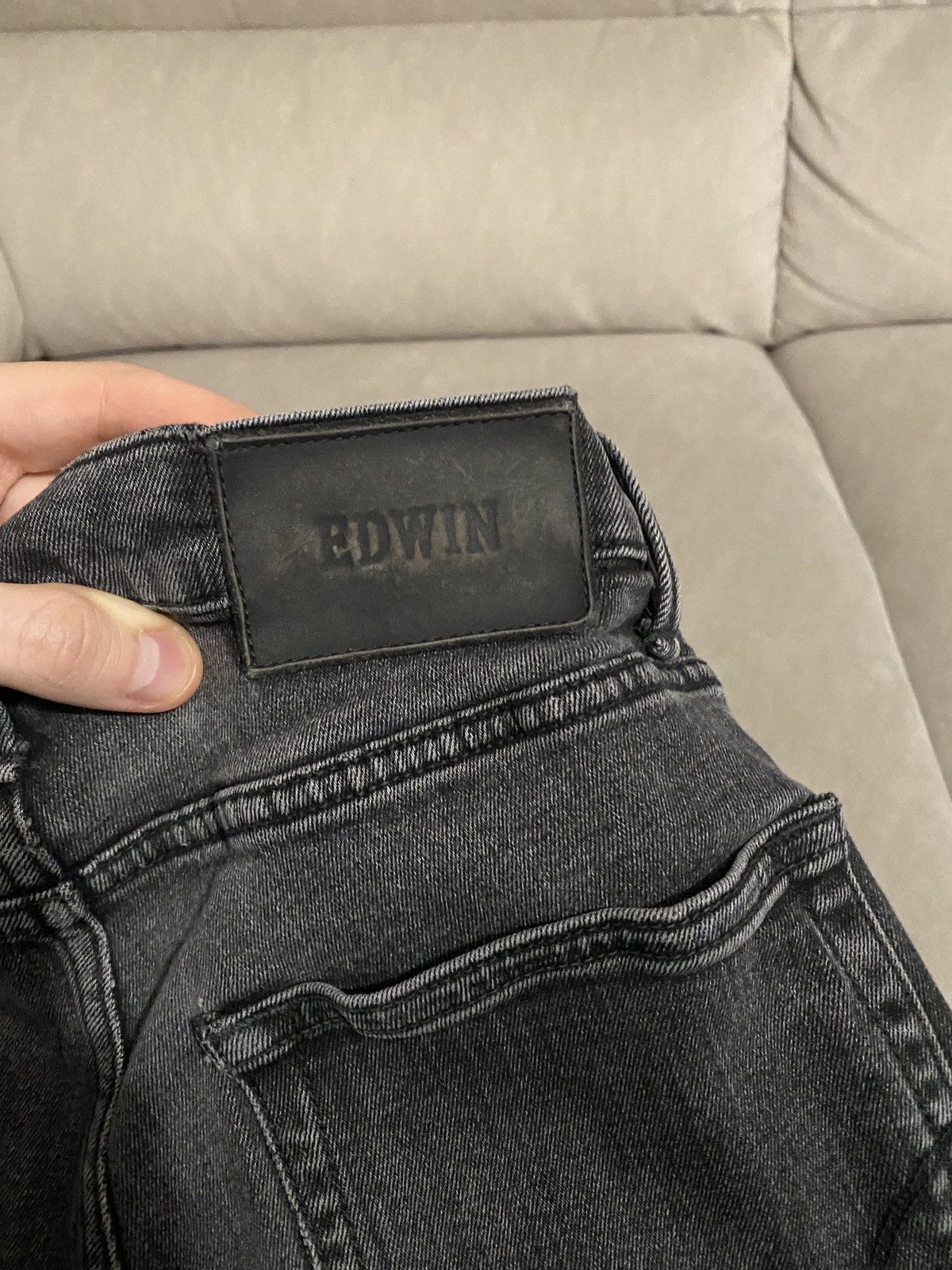 Designer × Edwin × Japanese Brand Edwin ED-85 Slim japanese designer Tapered Jeans 30X34 Size US 30 / EU 46 - 10 Thumbnail