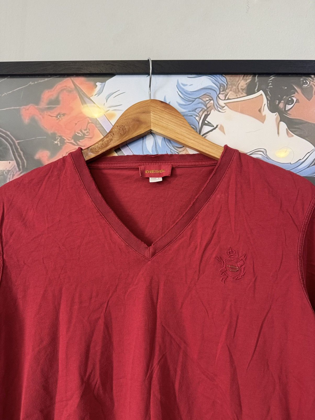 Diesel Y2K Vintage Gradient Diesel Tee Shirt Archive Hype Size US L / EU 52-54 / 3 - 2 Thumbnail