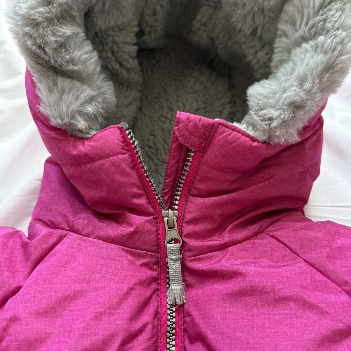 ZeroXposur ZeroXposur Girls Pink Puffer Jacket L 14 Sherpa Lined Winter Size L / US 10 / IT 46 - 7 Thumbnail