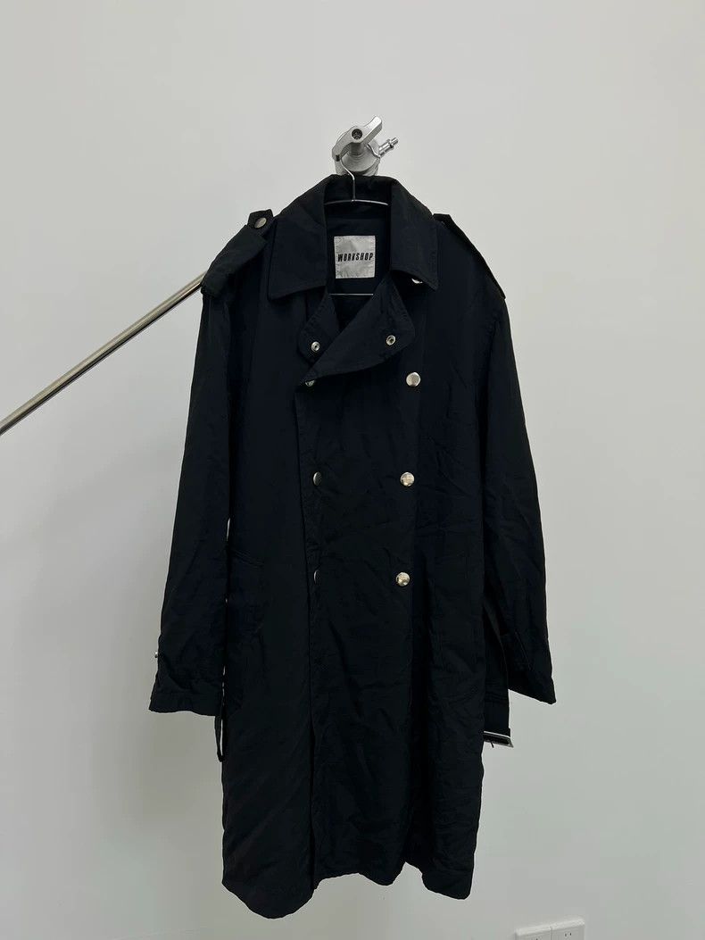 Yohji Yamamoto yohji yamamoto Breasted court trench coat 2503-Nextarrow Size US L / EU 52-54 / 3 - 2 Thumbnail