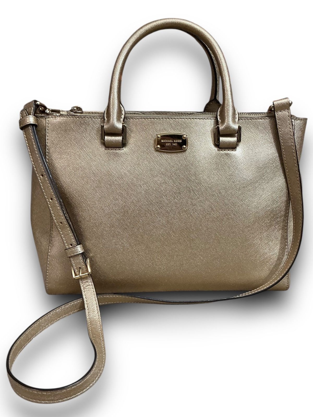 Michael Kors MICHAEL Michael Kors Kellen Saffiano Leather Jet Set Handbag Size ONE SIZE - 1 Thumbnail