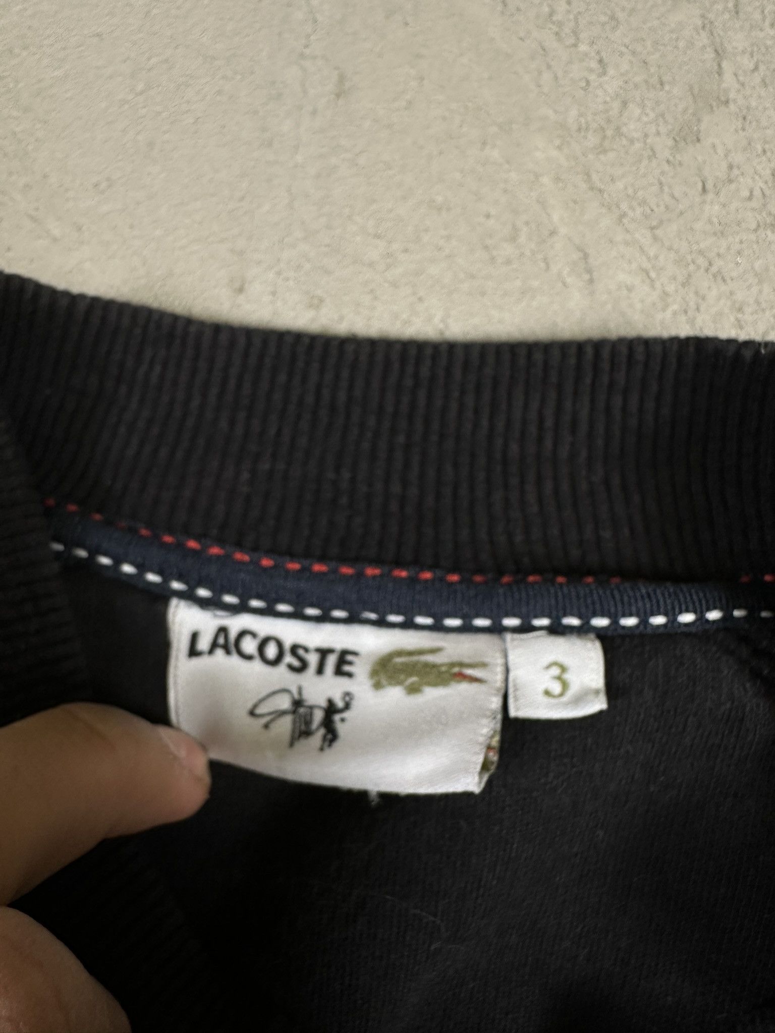 Lacoste Vintage Y2k Lacoste Logo Zip Sweatshirt Size US M / EU 48-50 / 2 - 13 Thumbnail