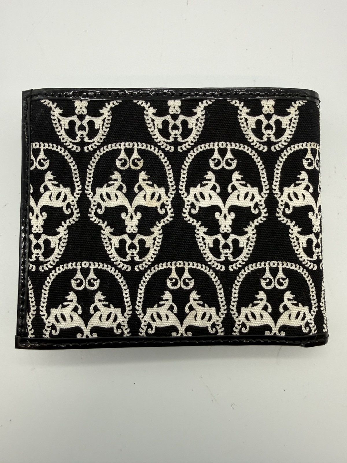 Other Thomas Wylde Skull Monogram Wallet-Canvas / Patent Leather Size ONE SIZE - 6 Thumbnail