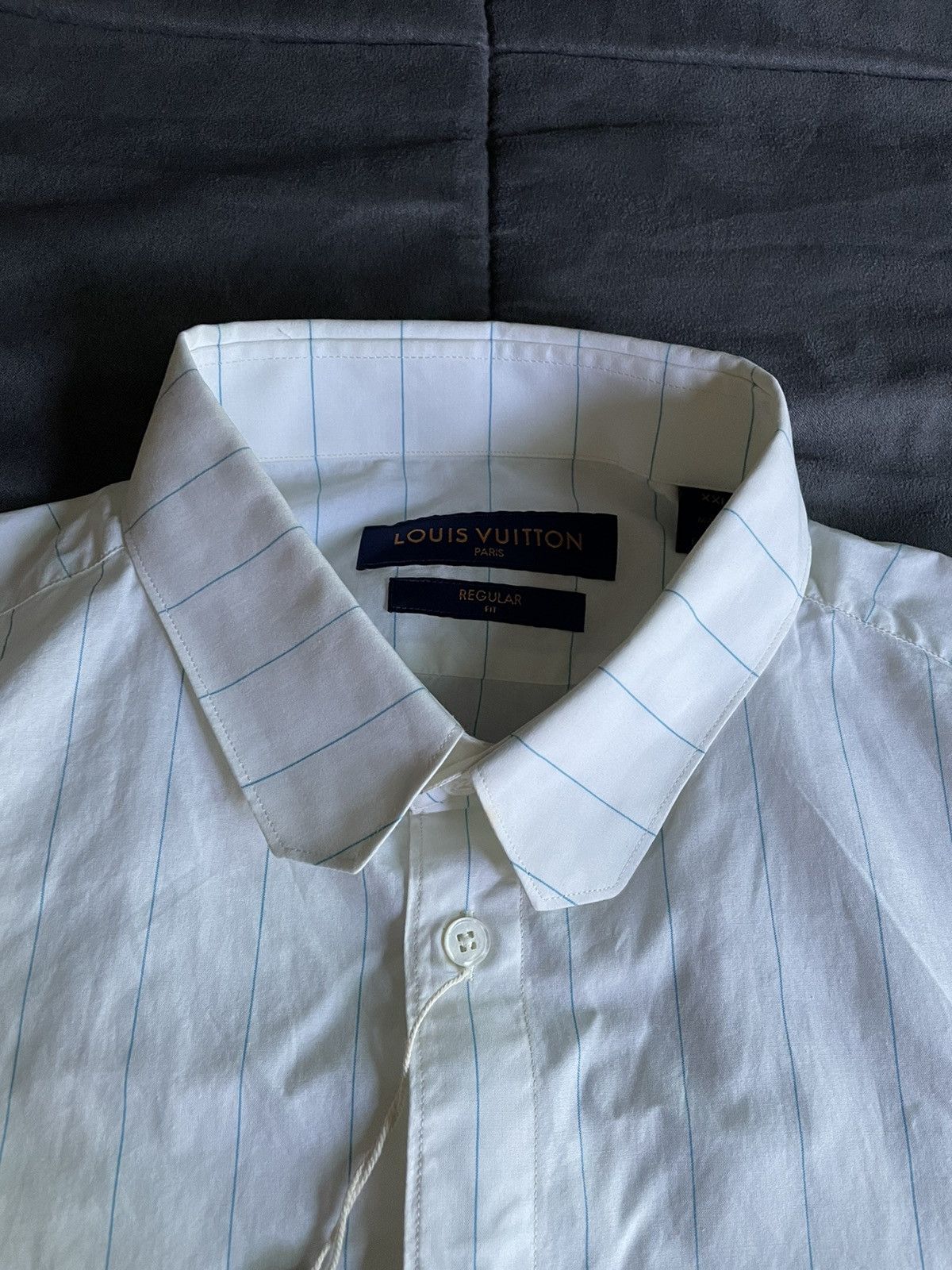 Louis Vuitton Louis Vuitton Monogram Striped Shirt Size US XXL / EU 58 / 5 - 4 Thumbnail